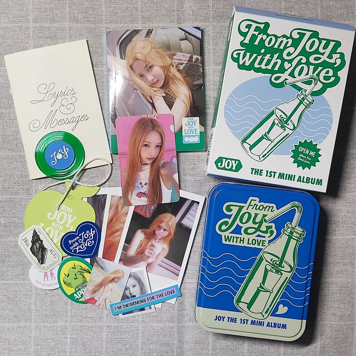 已掃專 From JOY, with Love 專輯 TIN CASE版 鐵盒