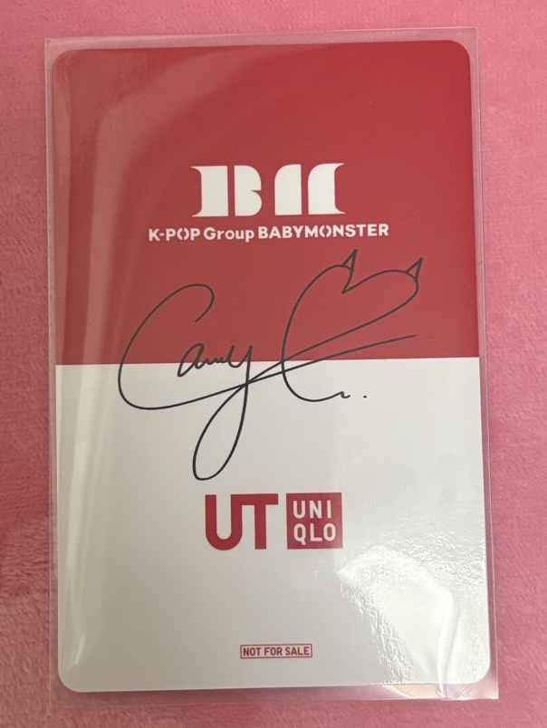 Chiquita UNIQLO 代言卡 