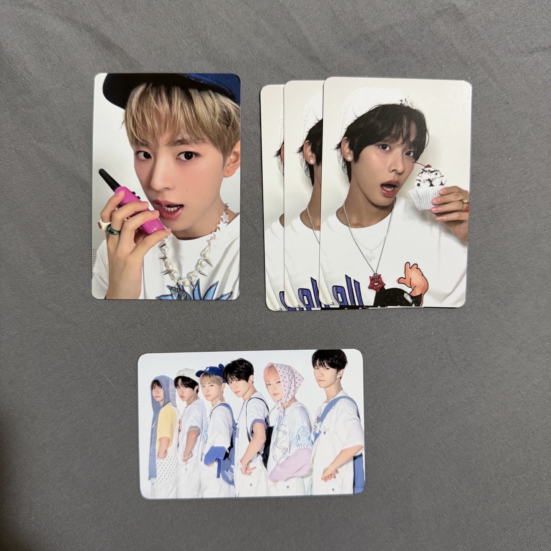 NCT WISH 年曆後續隨機卡 前田陸 得能勇志 團體卡