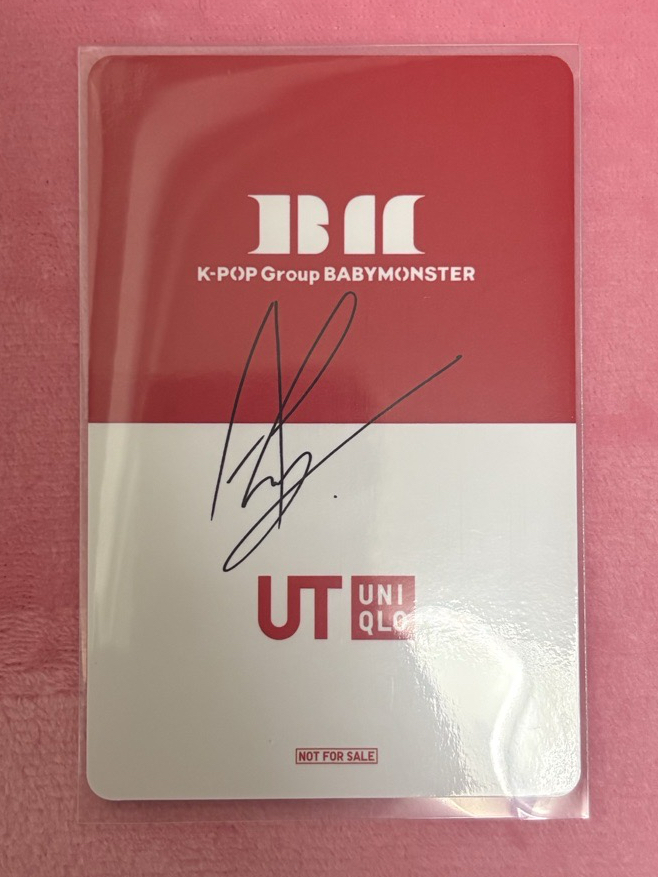 ⭕️Ahyeon UNIQLO 代言卡 