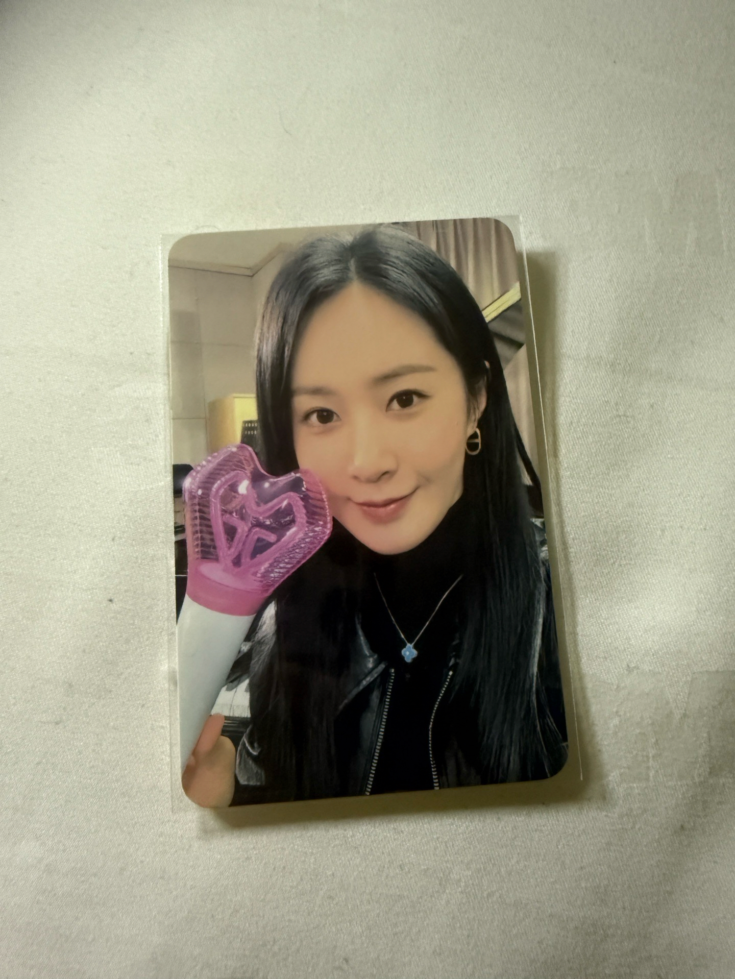 俞利 少時手燈小卡