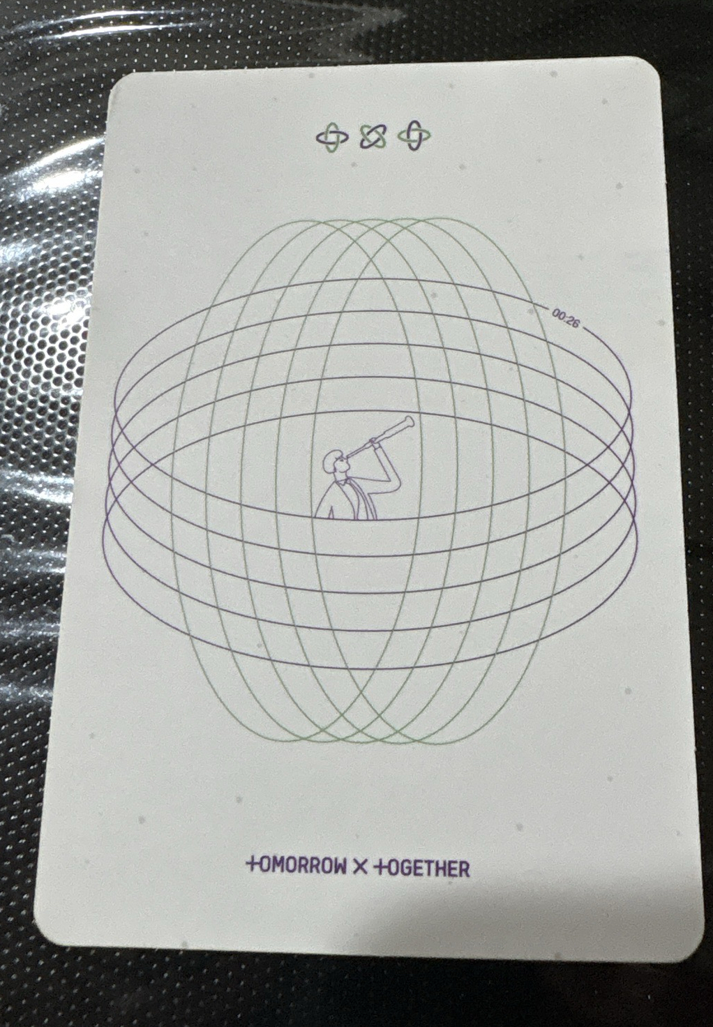 TXT 休寧凱 迷二 專輯卡 白版