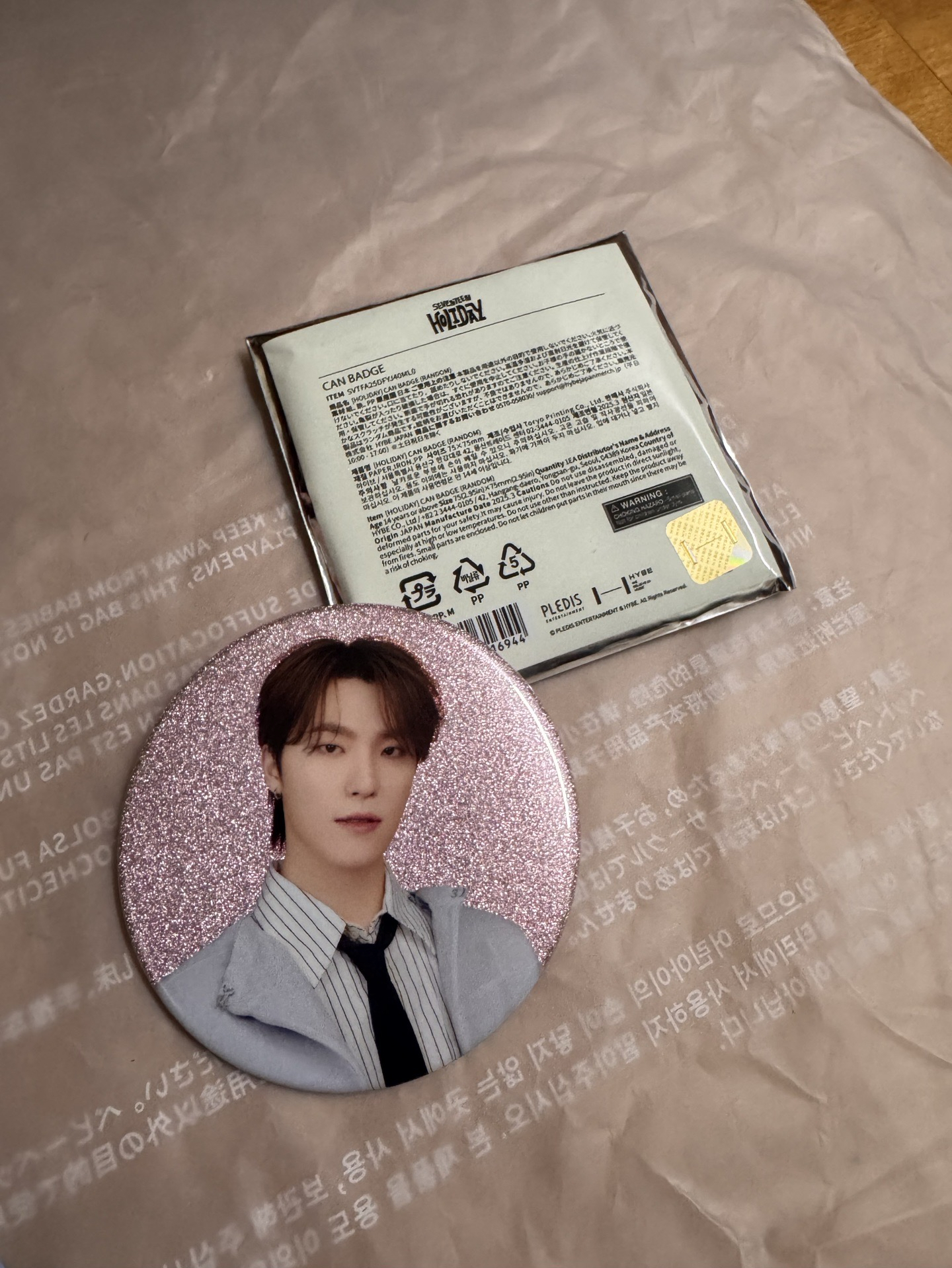 25‘fm holiday 徽章 燦 Dino