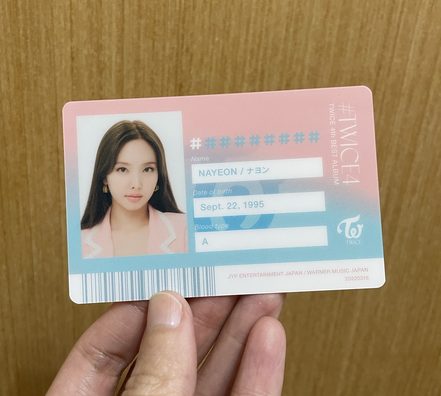 Twice_日專精選四輯#TWICE4 娜璉ID卡