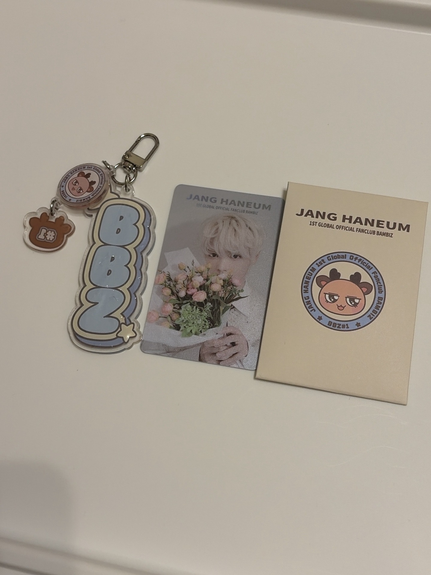 張瀚音 一期 會員禮 小卡 吊飾