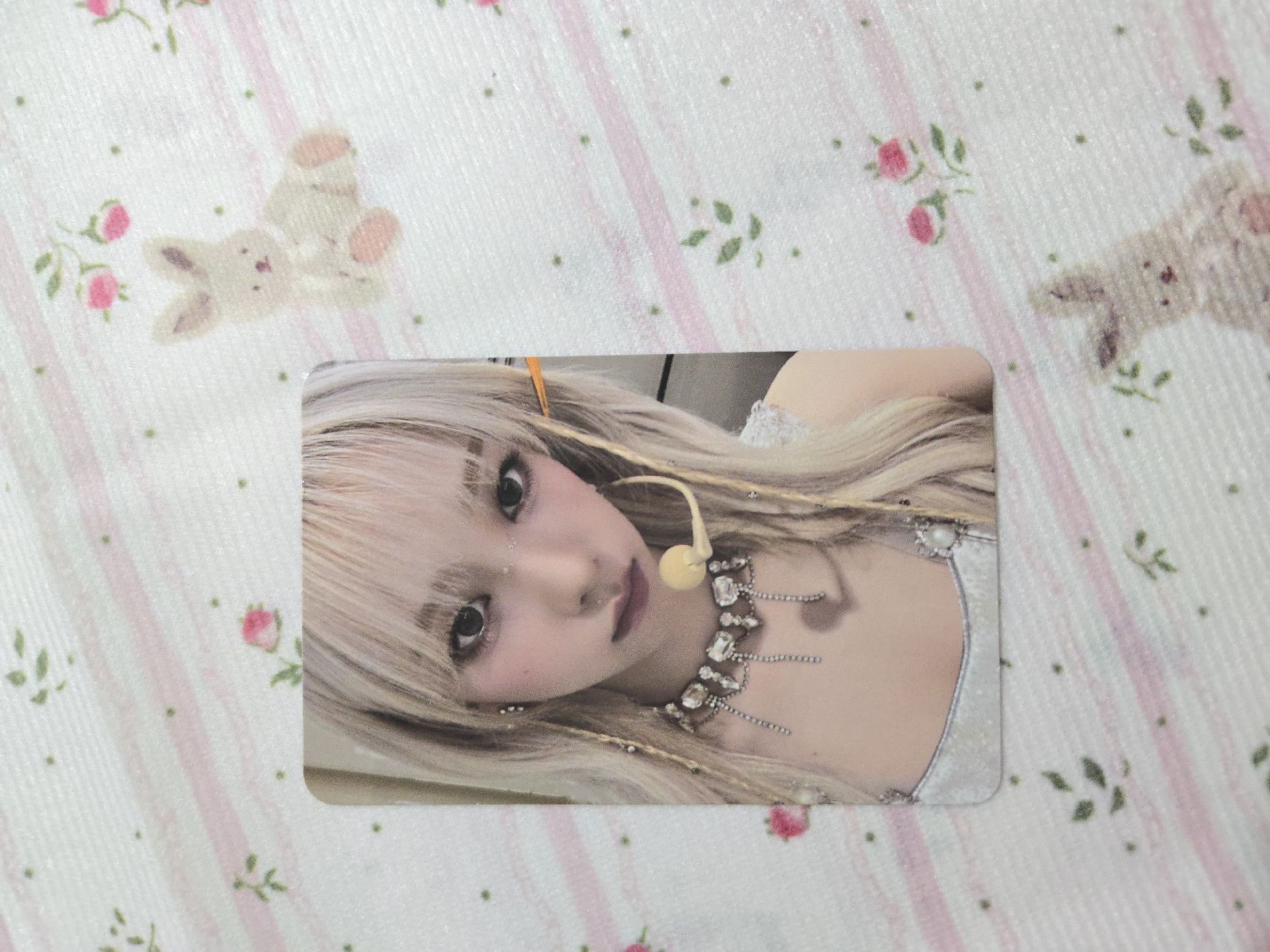 sm金髮耳麥幸運卡柚+柚寧星光卡