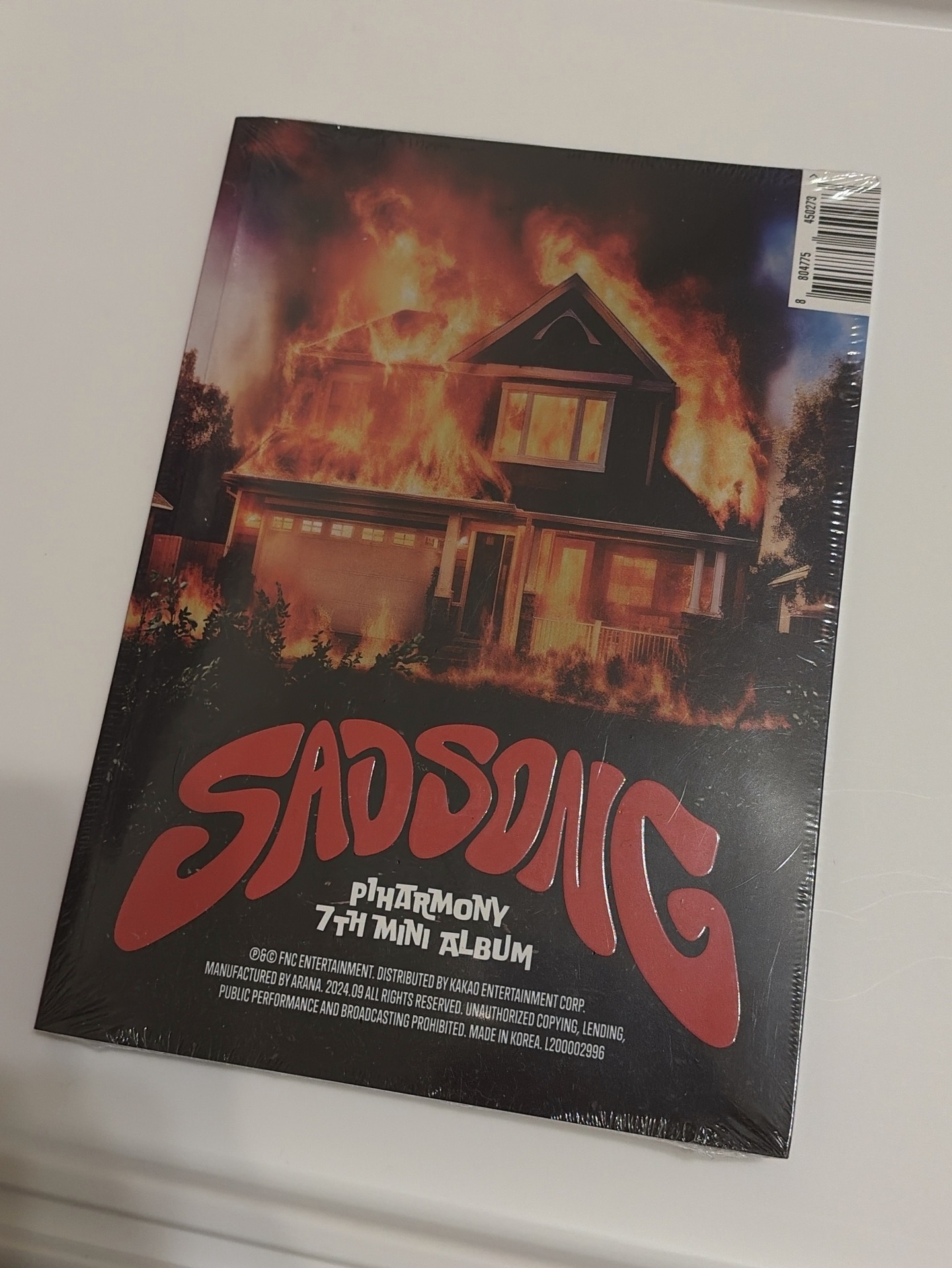 P1Harmony Sadsong 未拆專 簽售專