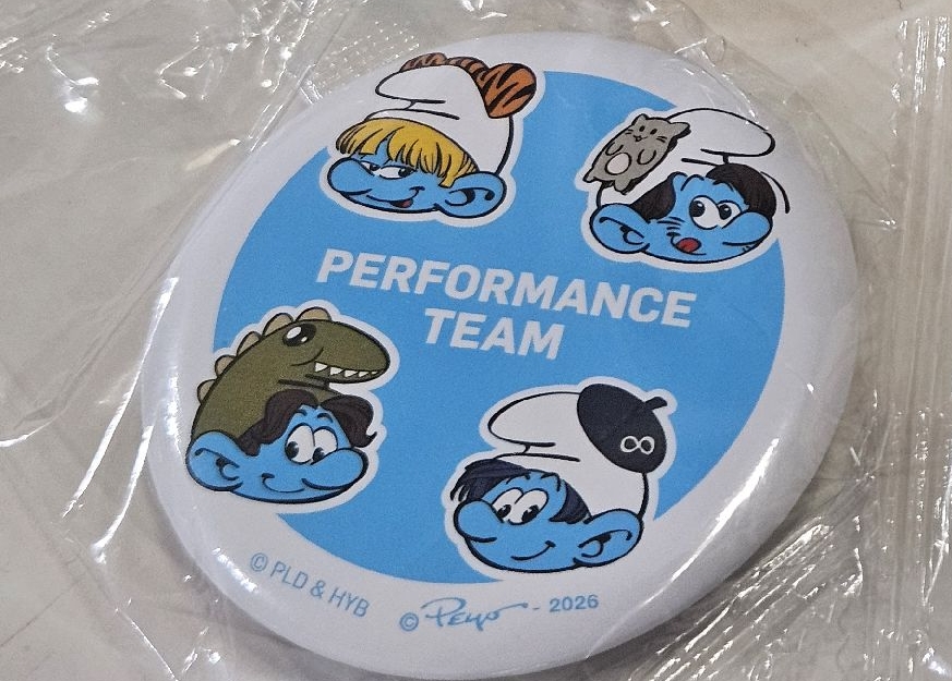 表演隊大頭徽章