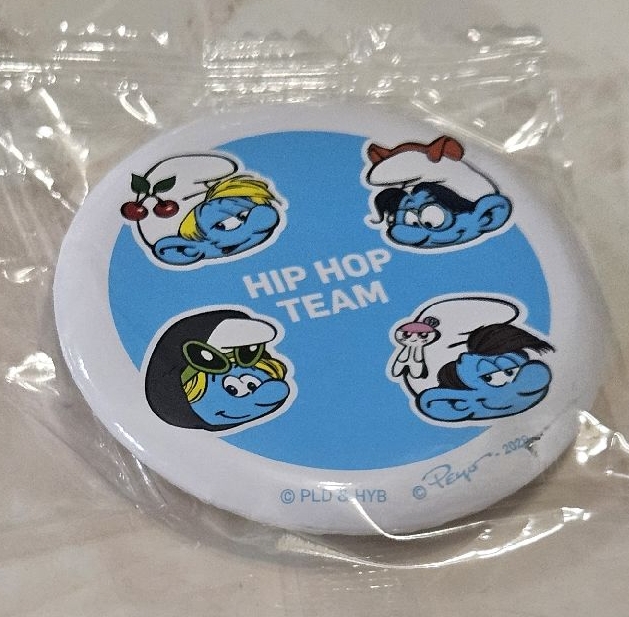 HIP HOP隊大頭徽章