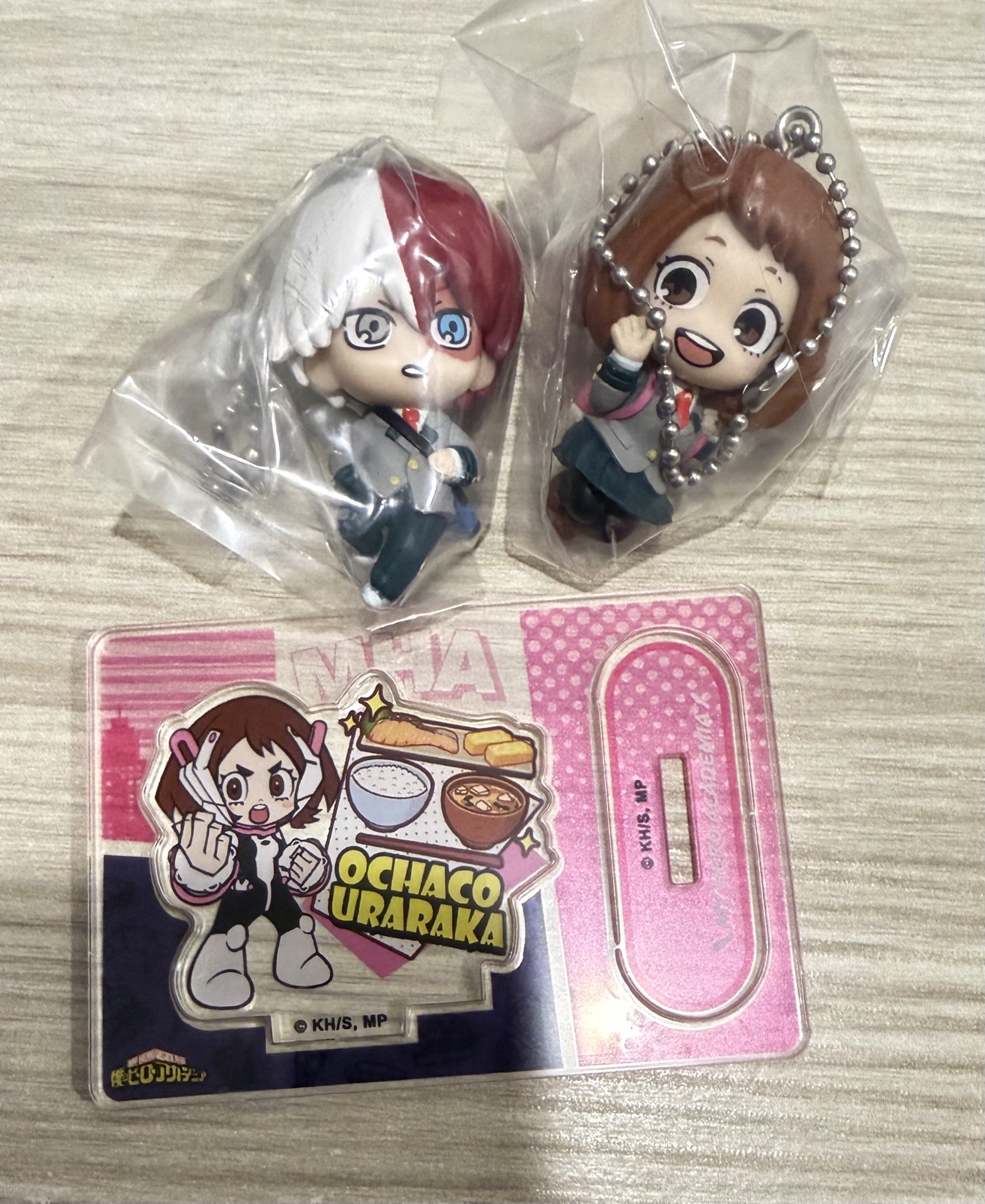 轟+麗日 上學扭蛋公仔