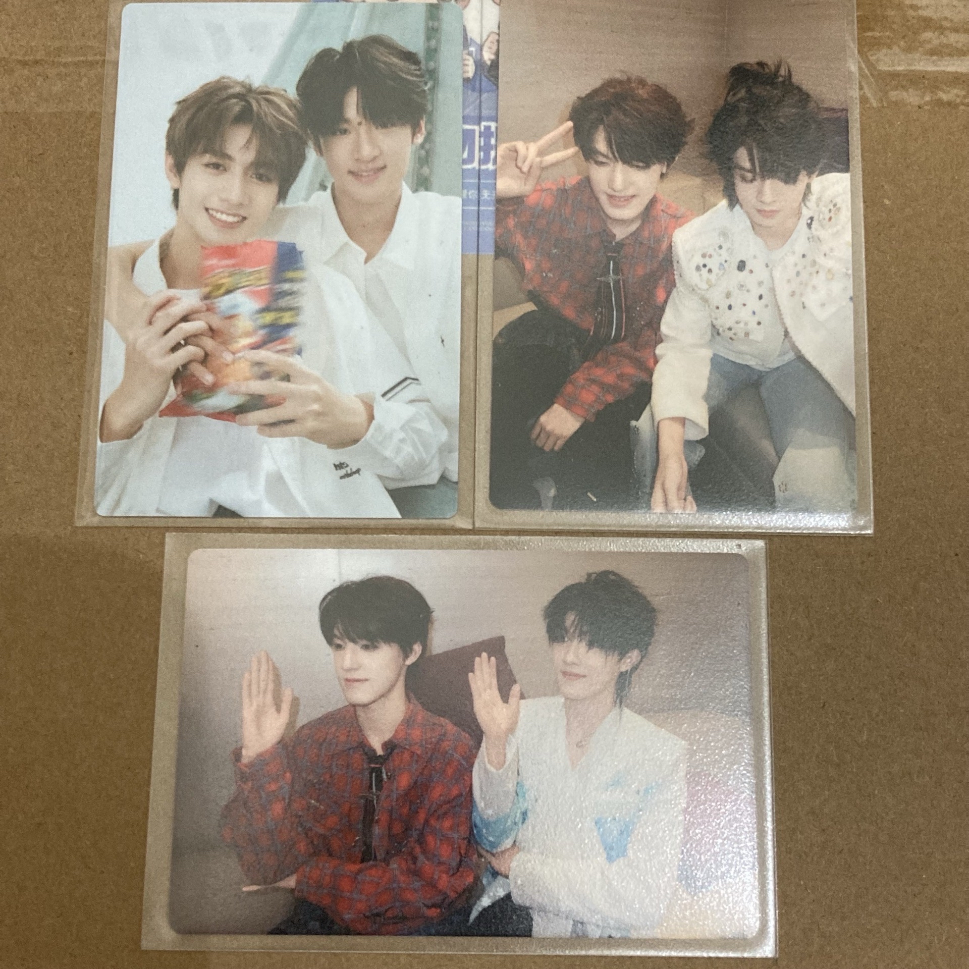 朱志鑫張峻豪/張澤禹左航/張澤禹蘇新皓 雙人小卡 棍順/航禹/寶鏟