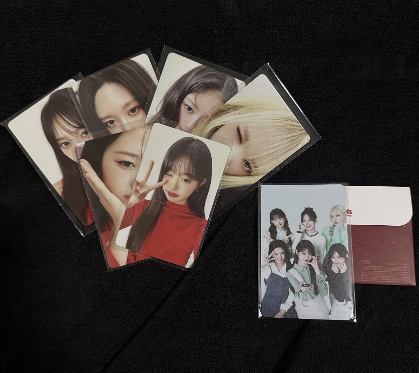 IVE 披薩代言卡 全套