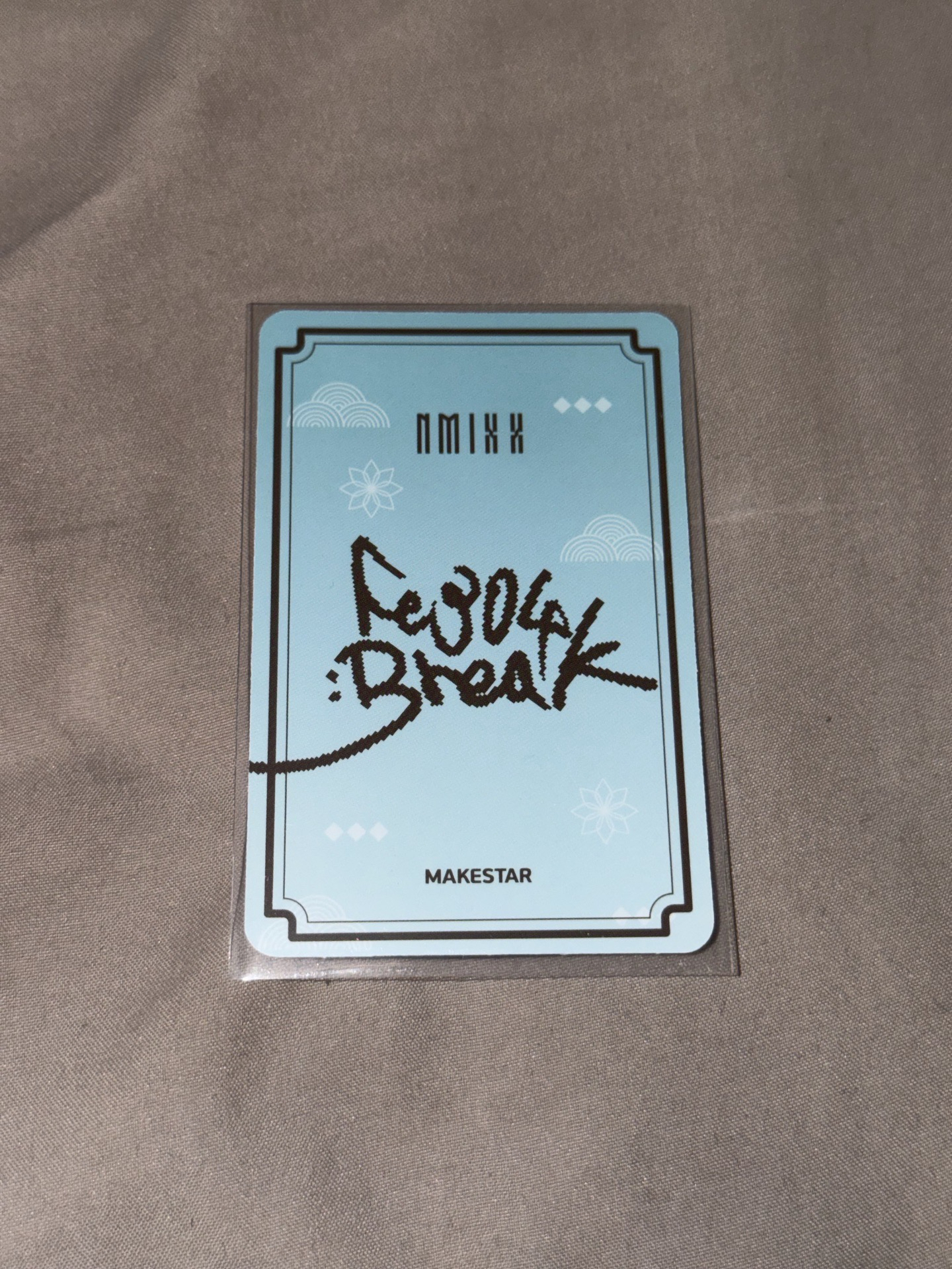 BREAK ms 簽售卡 4.0 花書生裴 簽卡