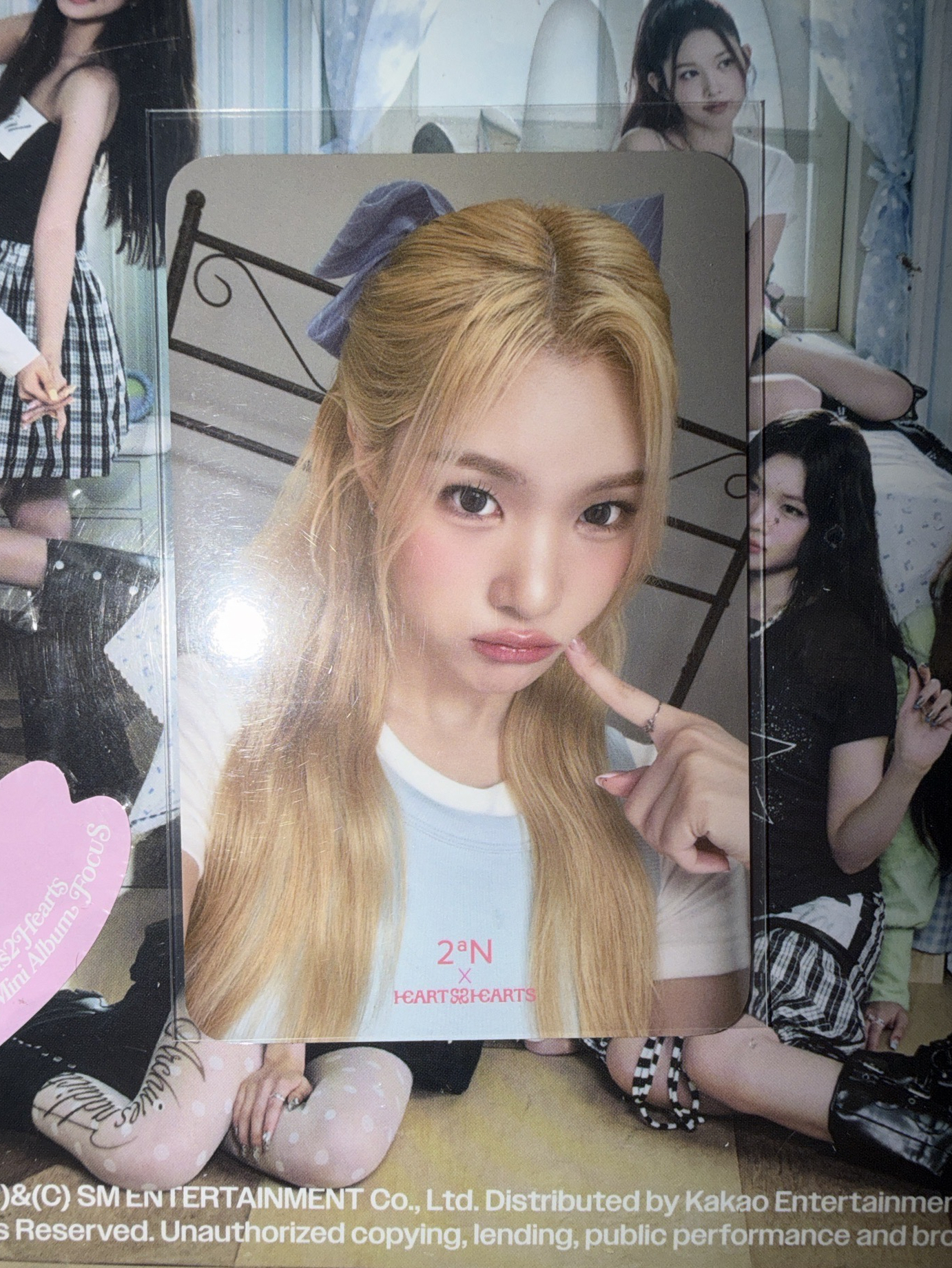 hearts2hearts juun 代言卡