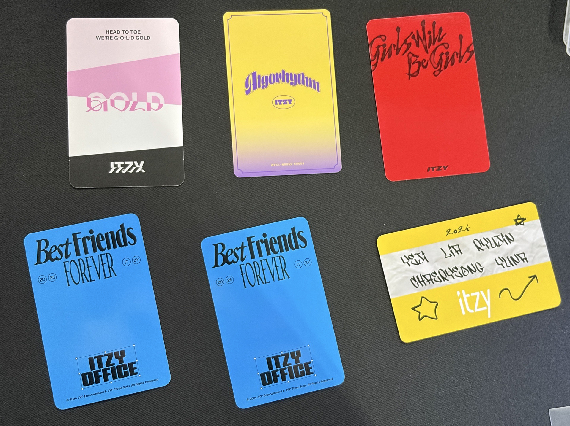 ITZY 小卡6入組 甜甜入手