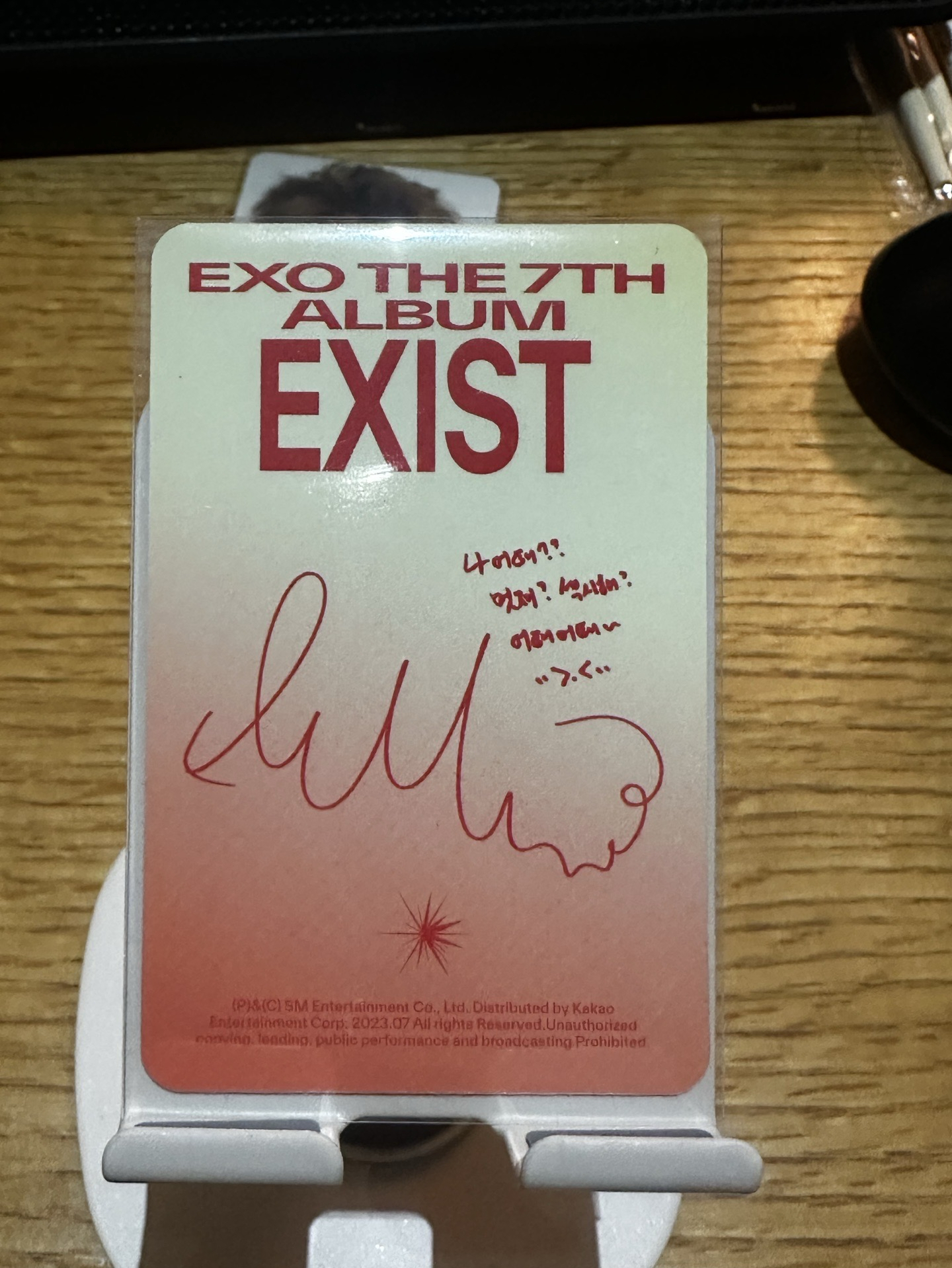 🤍金珉錫Xiumin EXIST專卡