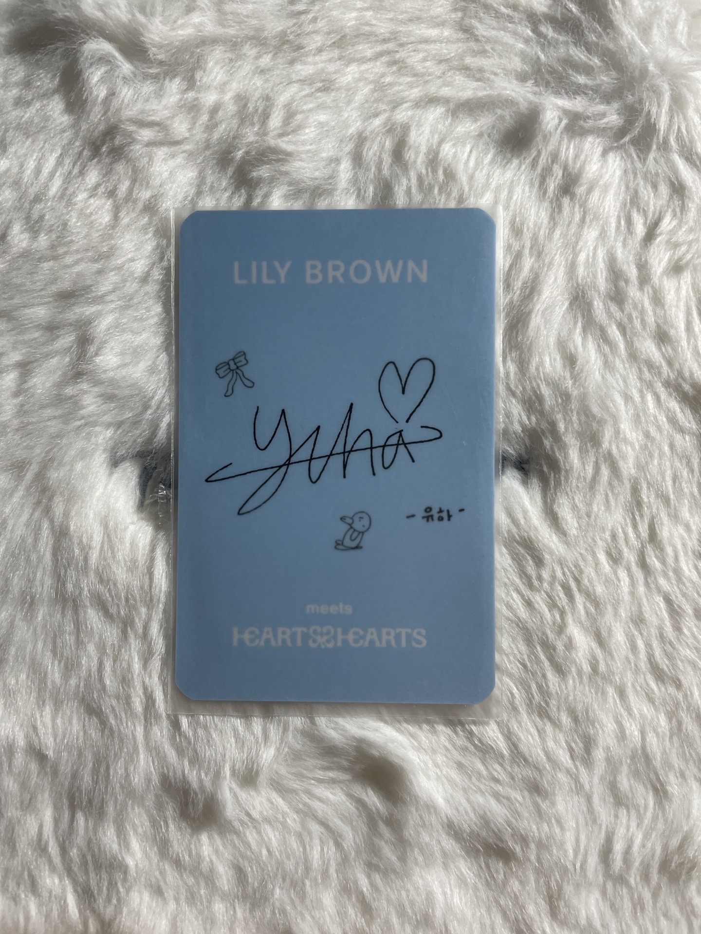 Yuha LILY BROWN 代言卡 