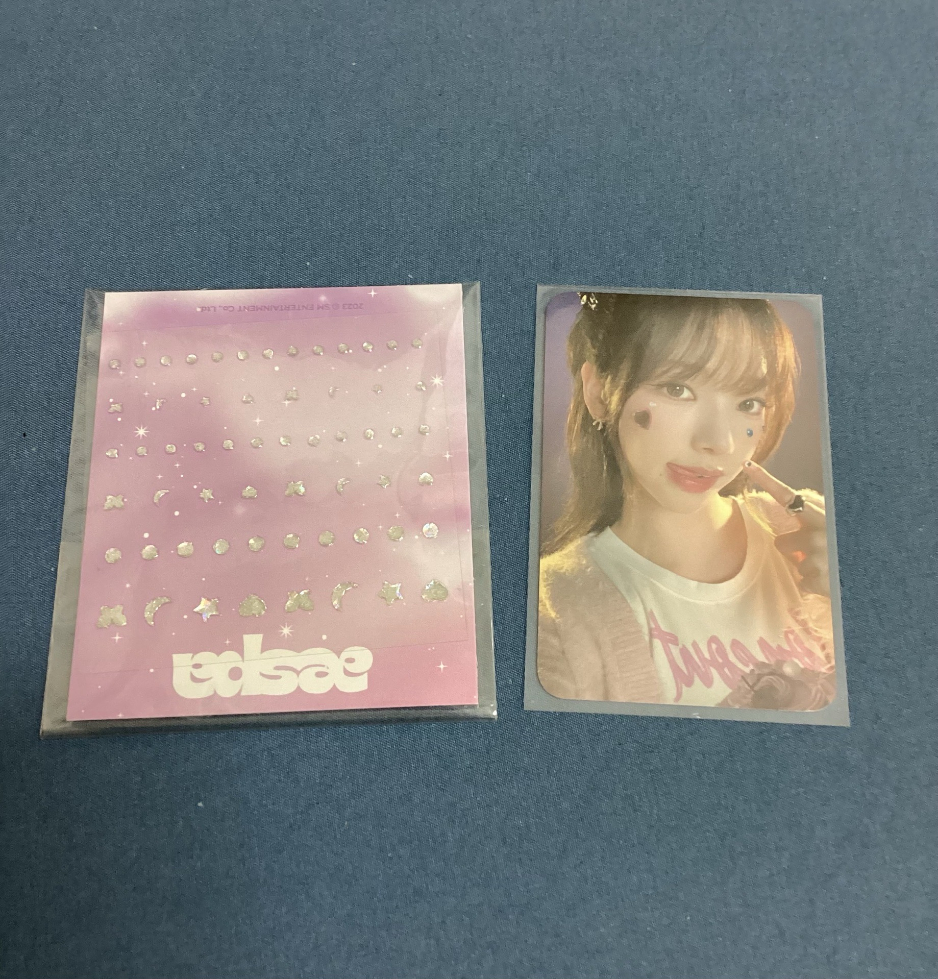 aespa Karina 刺青貼紙小卡組