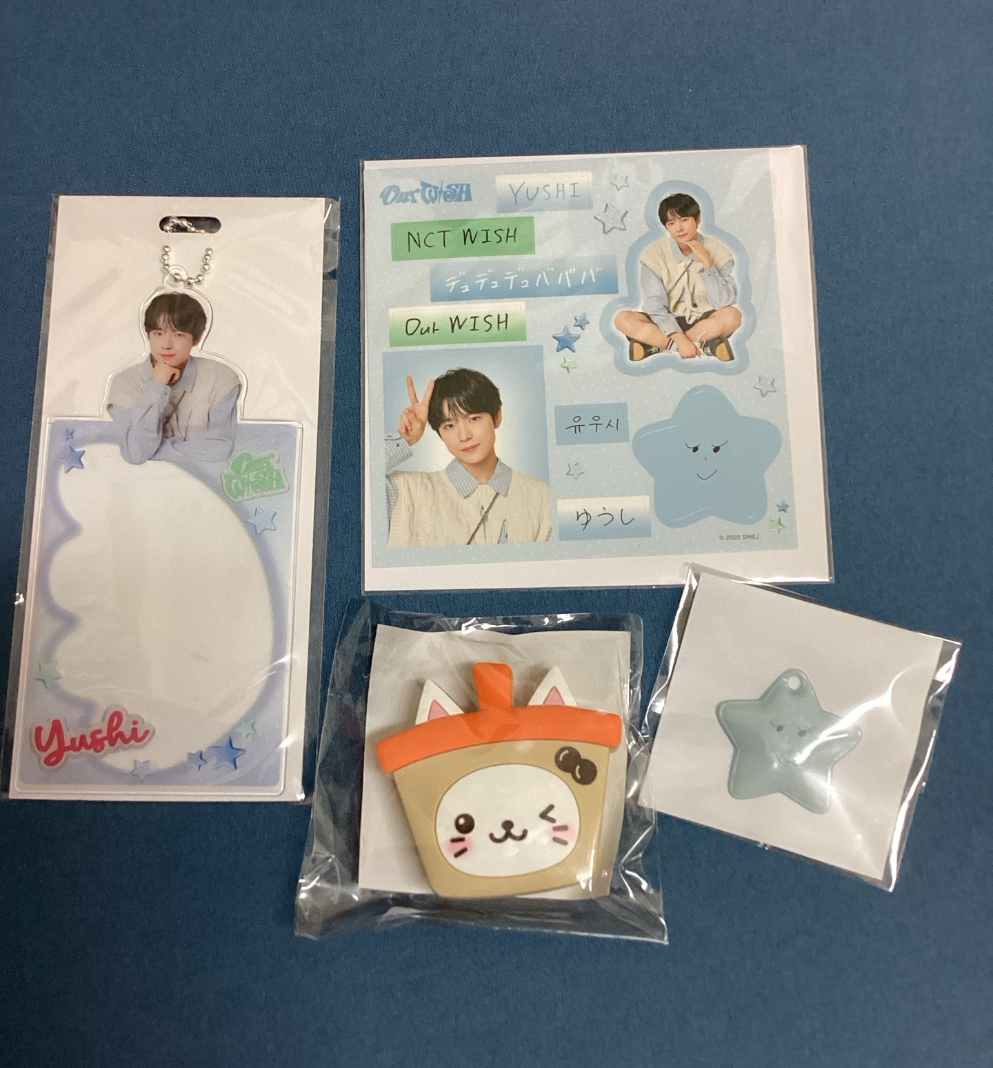 Yushi 日巡扭蛋 奶茶貓 扇夾 扇柄