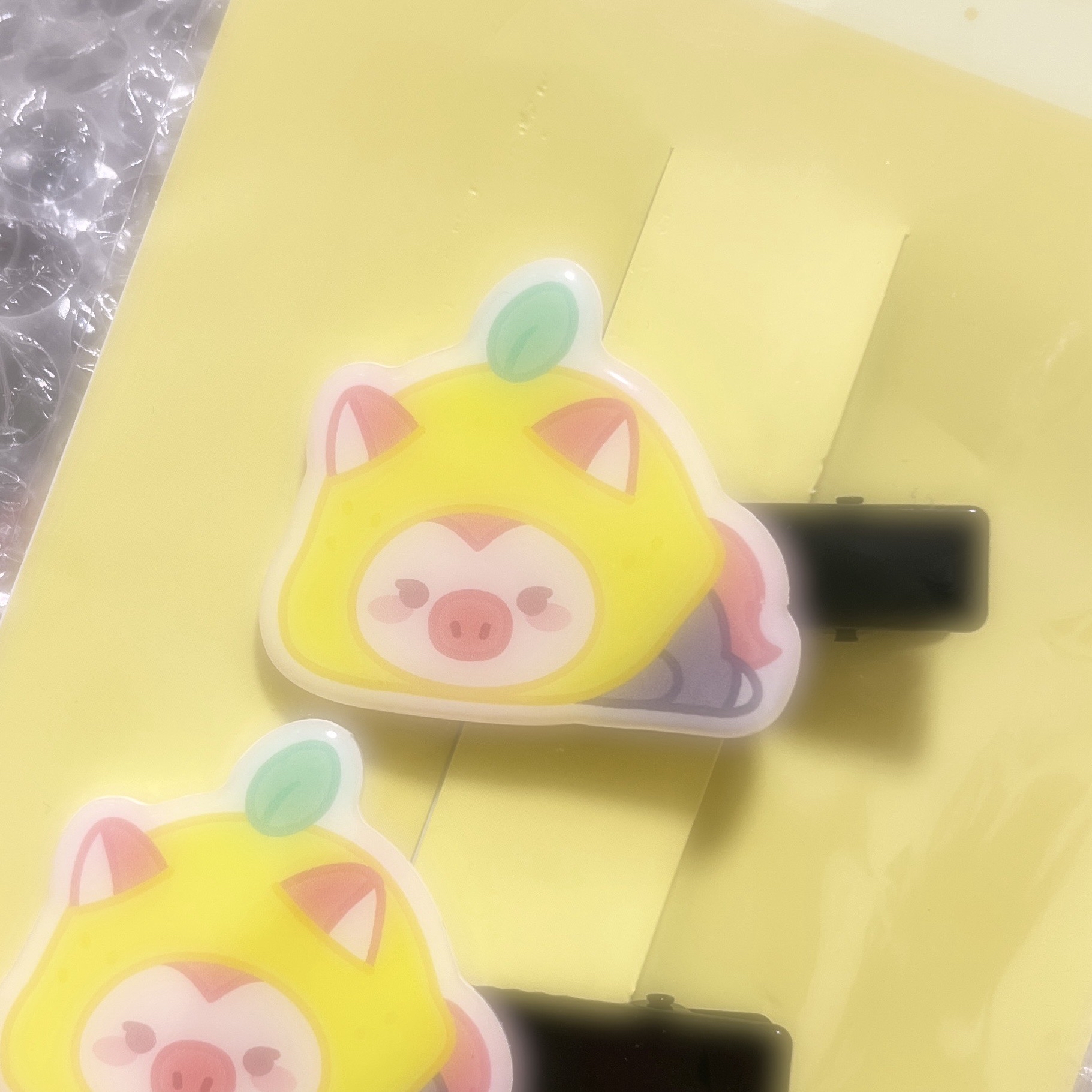 CRVT • 場週檸檬嗚皮髮夾 🍋🐽