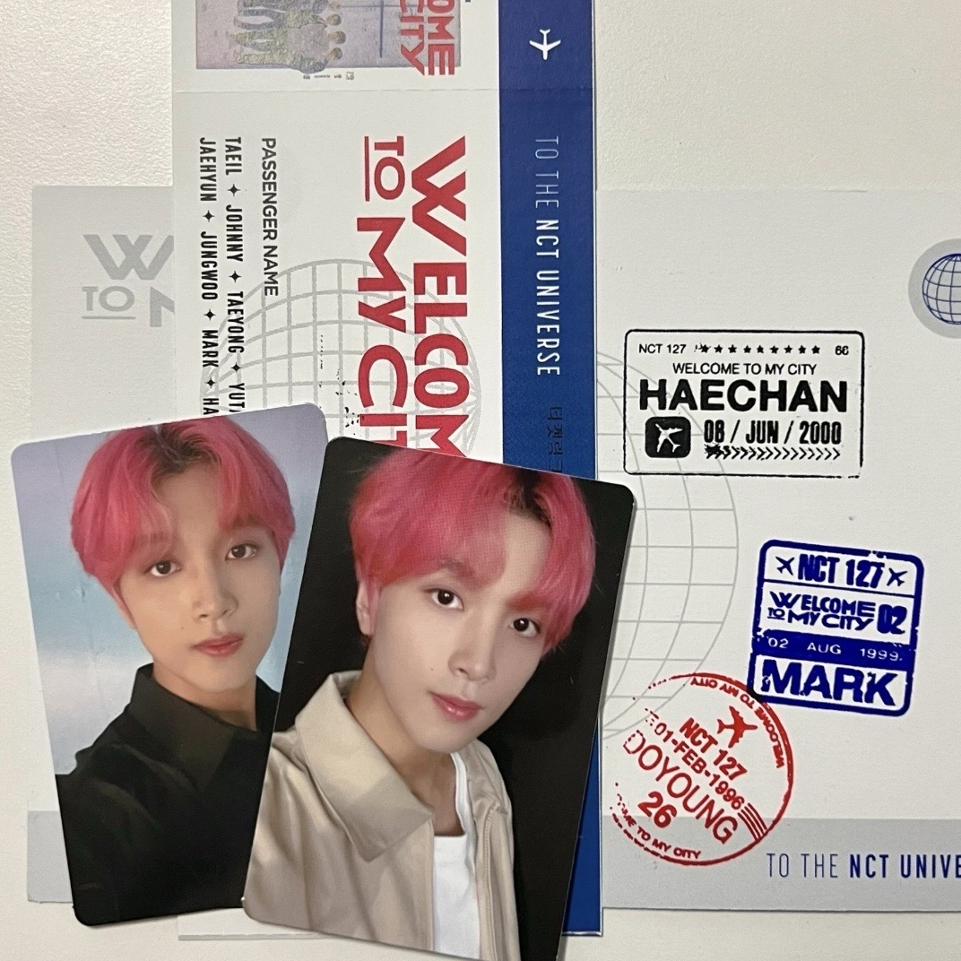 NCT127 Welcome To My City 李楷燦刮刮卡