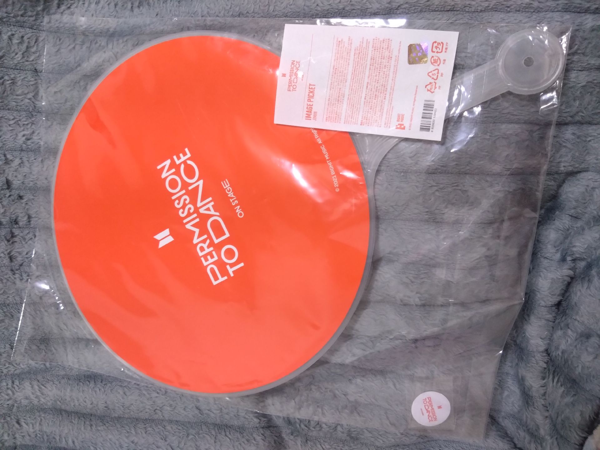 BTS  | Jimin大扇盤 PTDOS 美巡 大扇 FM旗 明信片