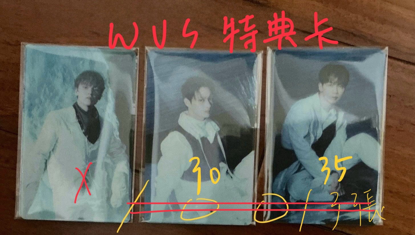 正四後續 WVS特典卡 