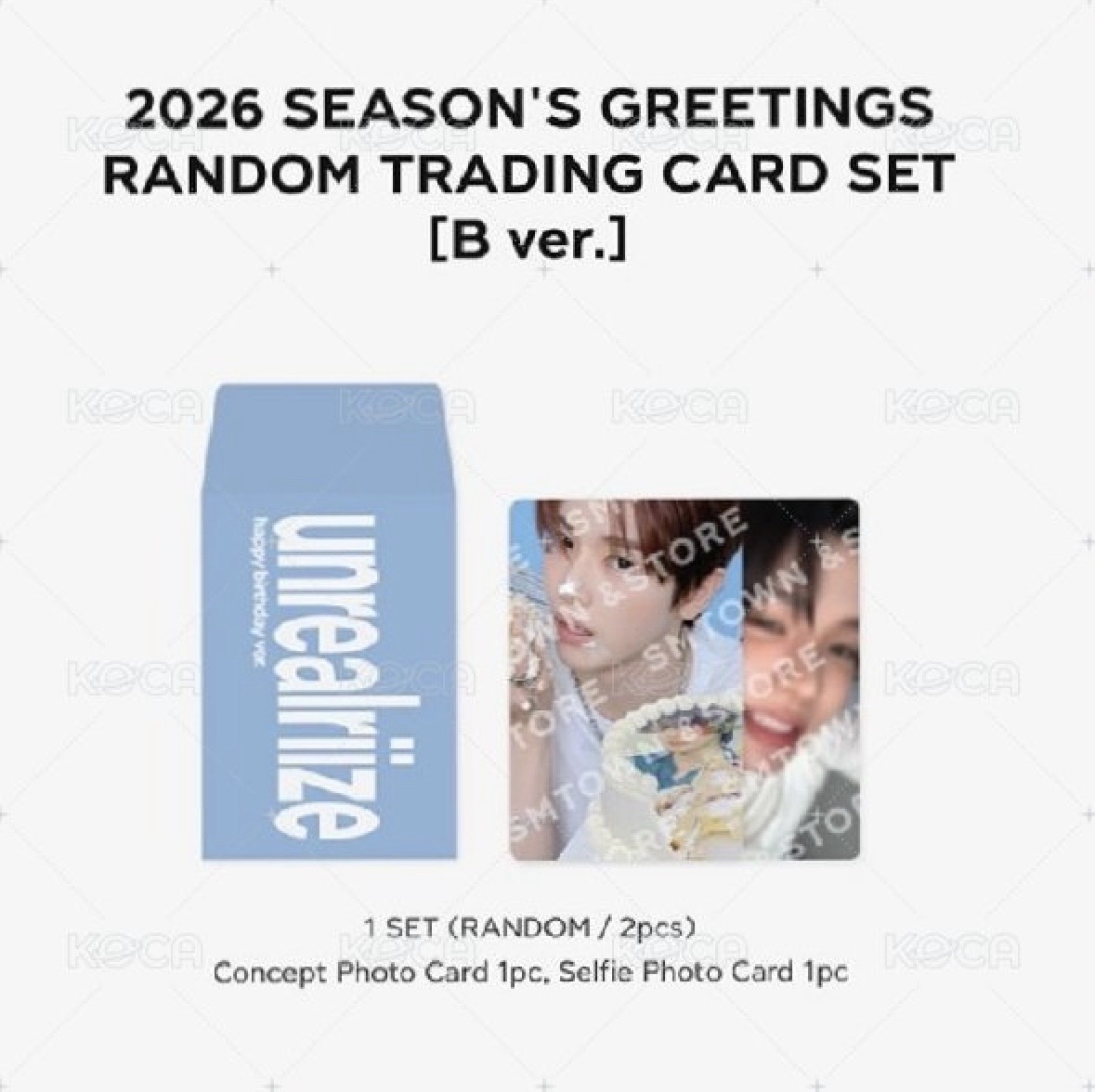 2026年曆 A版/B版 未拆卡包 非現