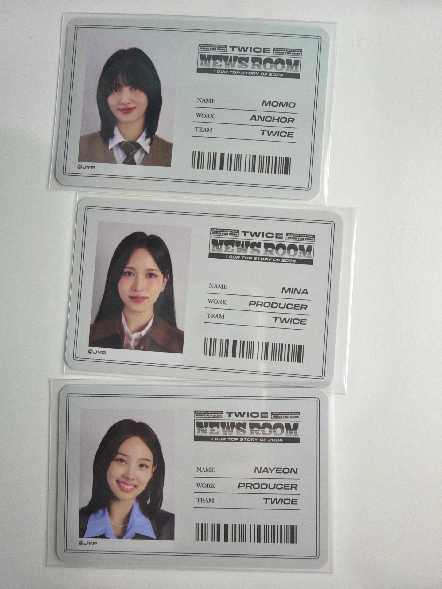 twice 24年曆卡 桃南臉