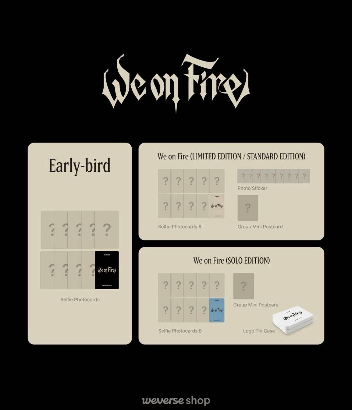 WVS GL『We on Fire』通常盤（自拍小卡A）