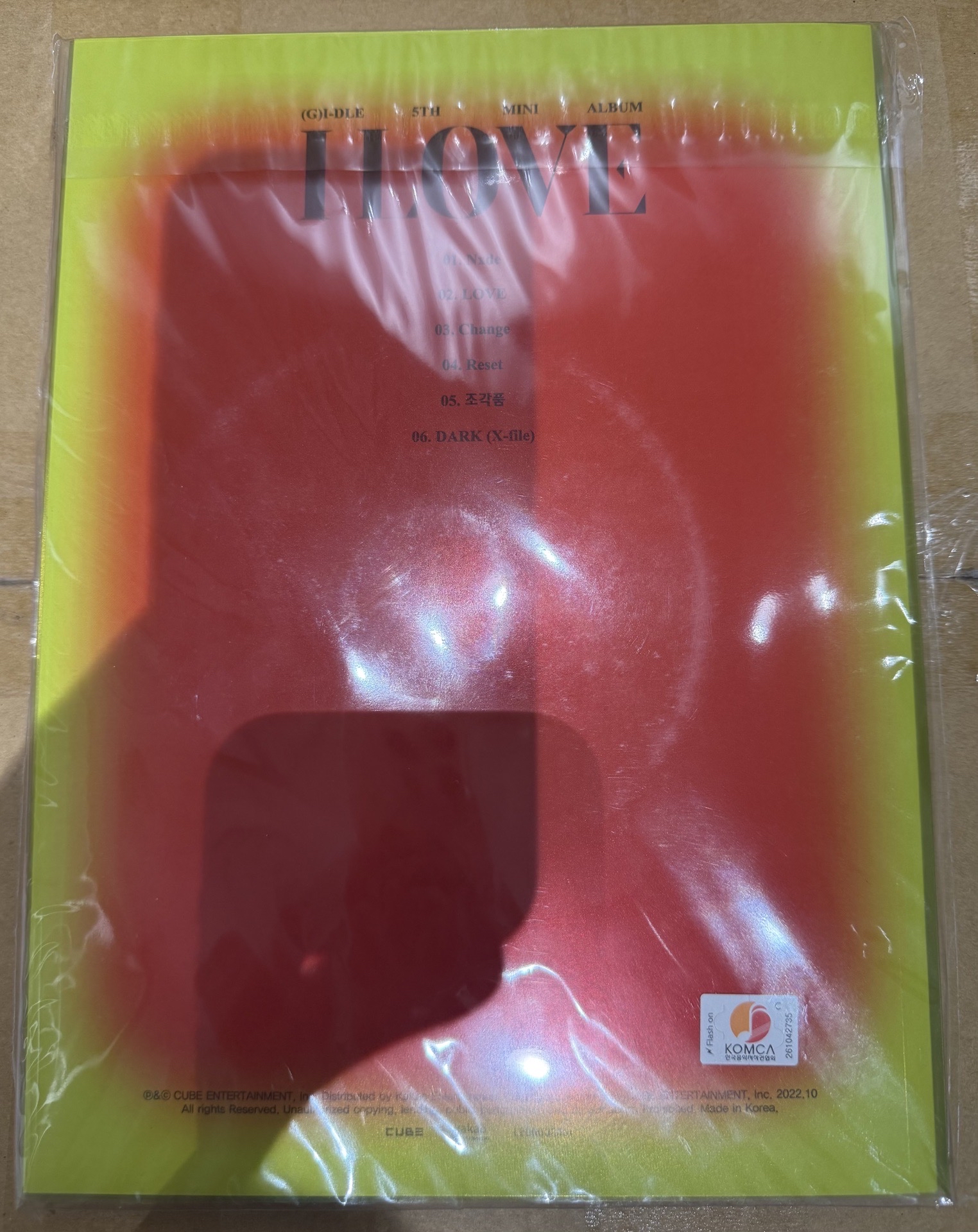 i-dle I LOVE 全新未拆專 x-file