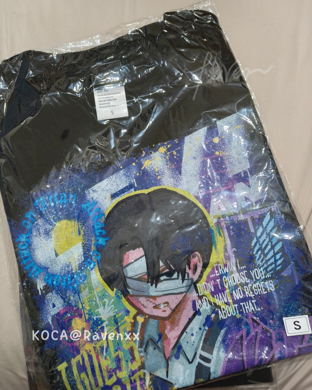 進擊的巨人 兵長里維 AIR TWOKYO T恤 