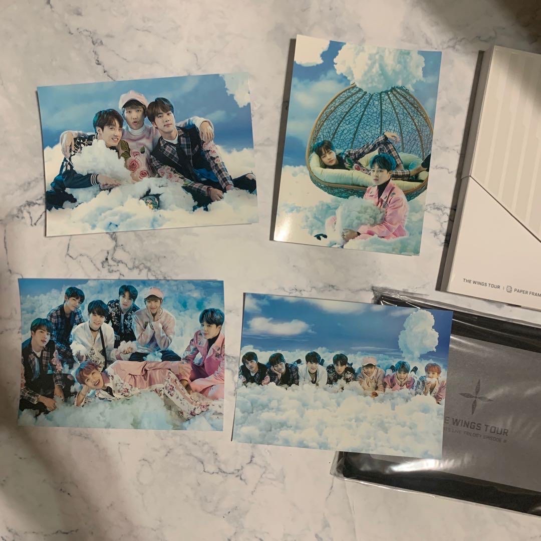 BTS wings tour照片卡組