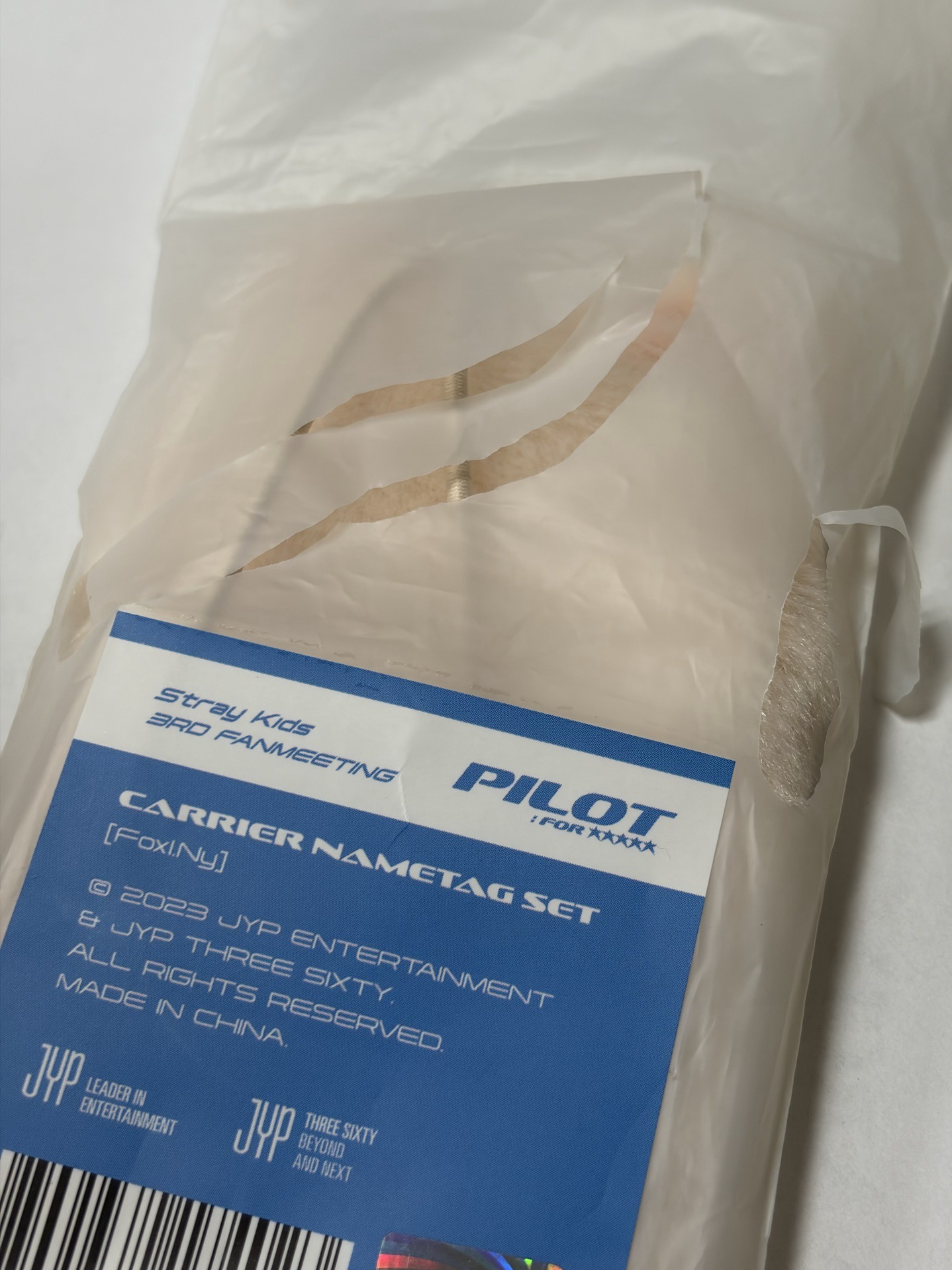 全新 3rd FM IN行李卡套組