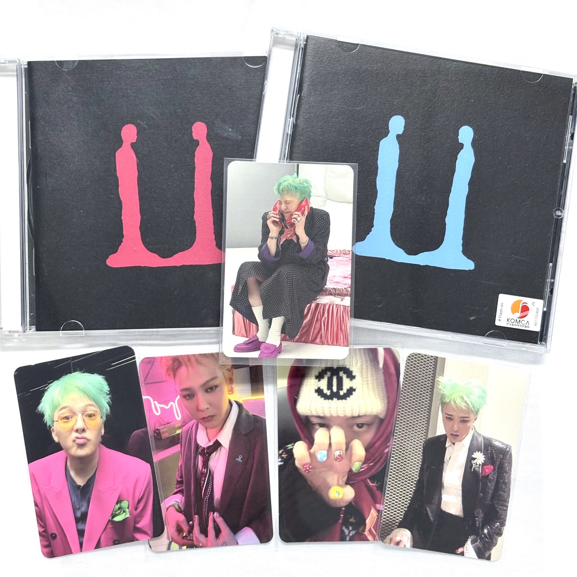 權志龍 Ubermensch red/blue ver.全專/AM通路特典卡