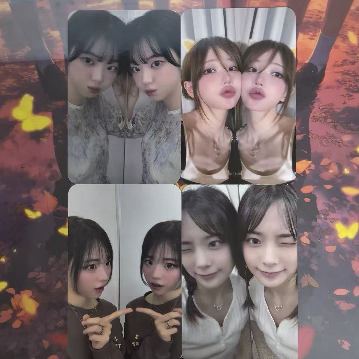 非現* QWER鏡子🪞卡一套