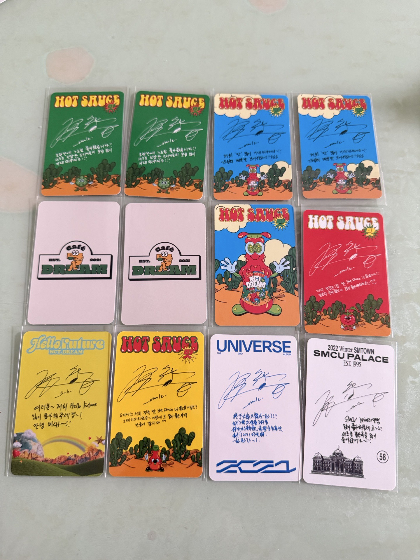 NCT DREAM CHENLE 辰樂 專卡  Hot Sauce/Hello Future/Universe/SMCU