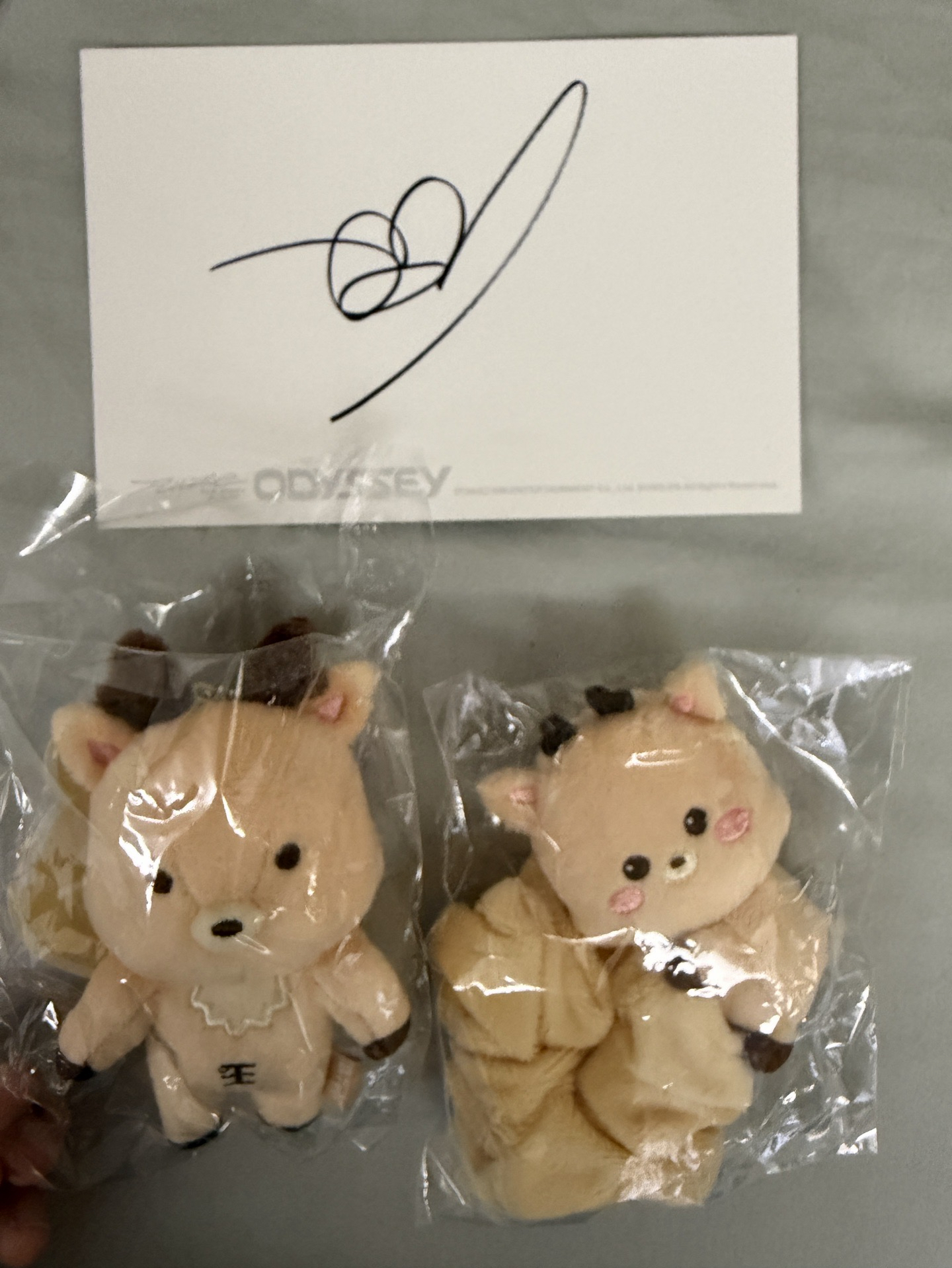 已保留 原皮栗子扣（僅拆檢）+成燦原皮娃+成燦髮圈+成燦親簽+成燦安可帽鍵 綁圖一二三