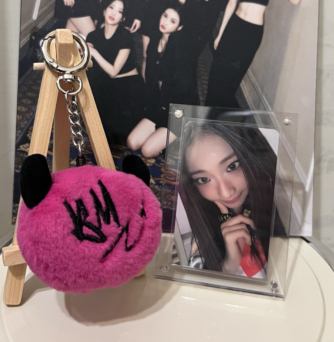 絨毛吊飾（粉）