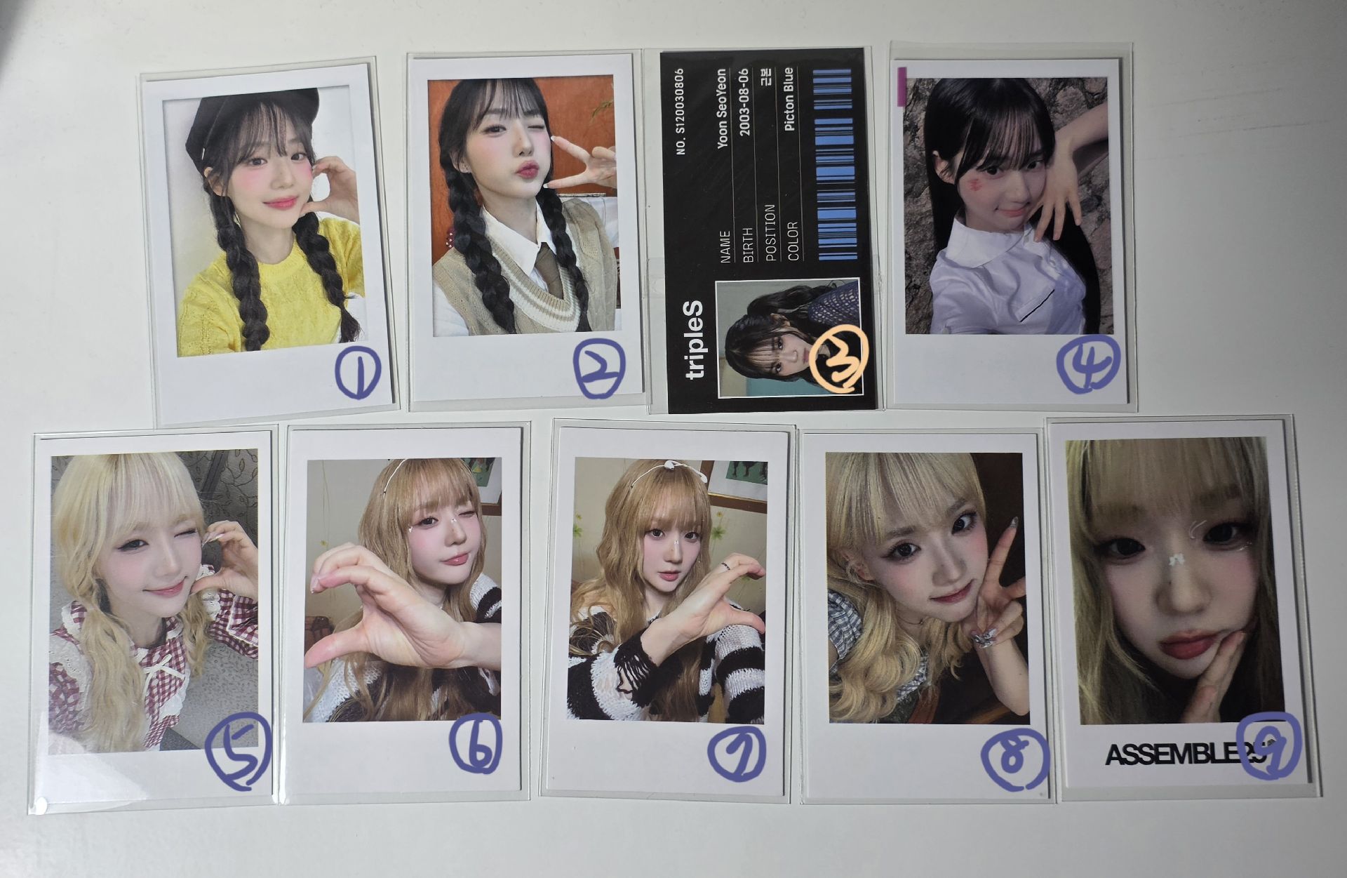 tripleS S1 特典卡 全區需多帶