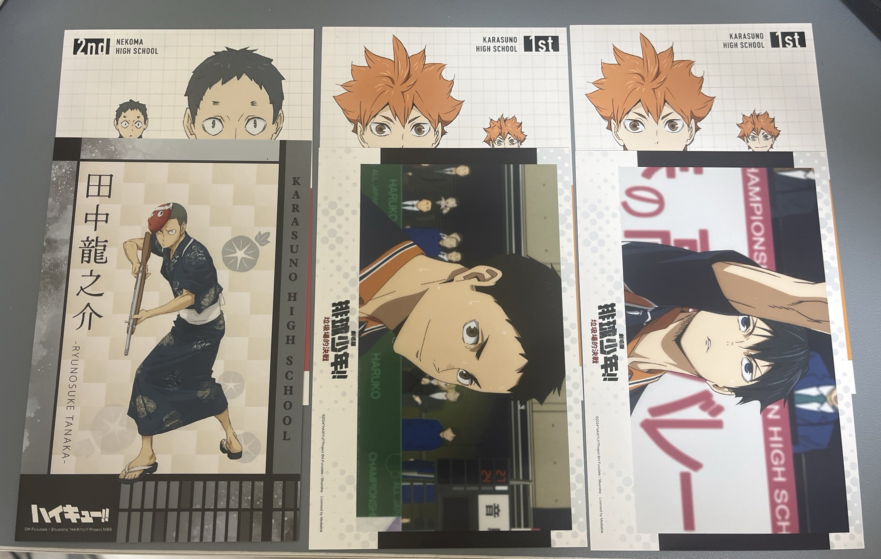 排球少年 球員卡 浴衣卡 劇場版相卡