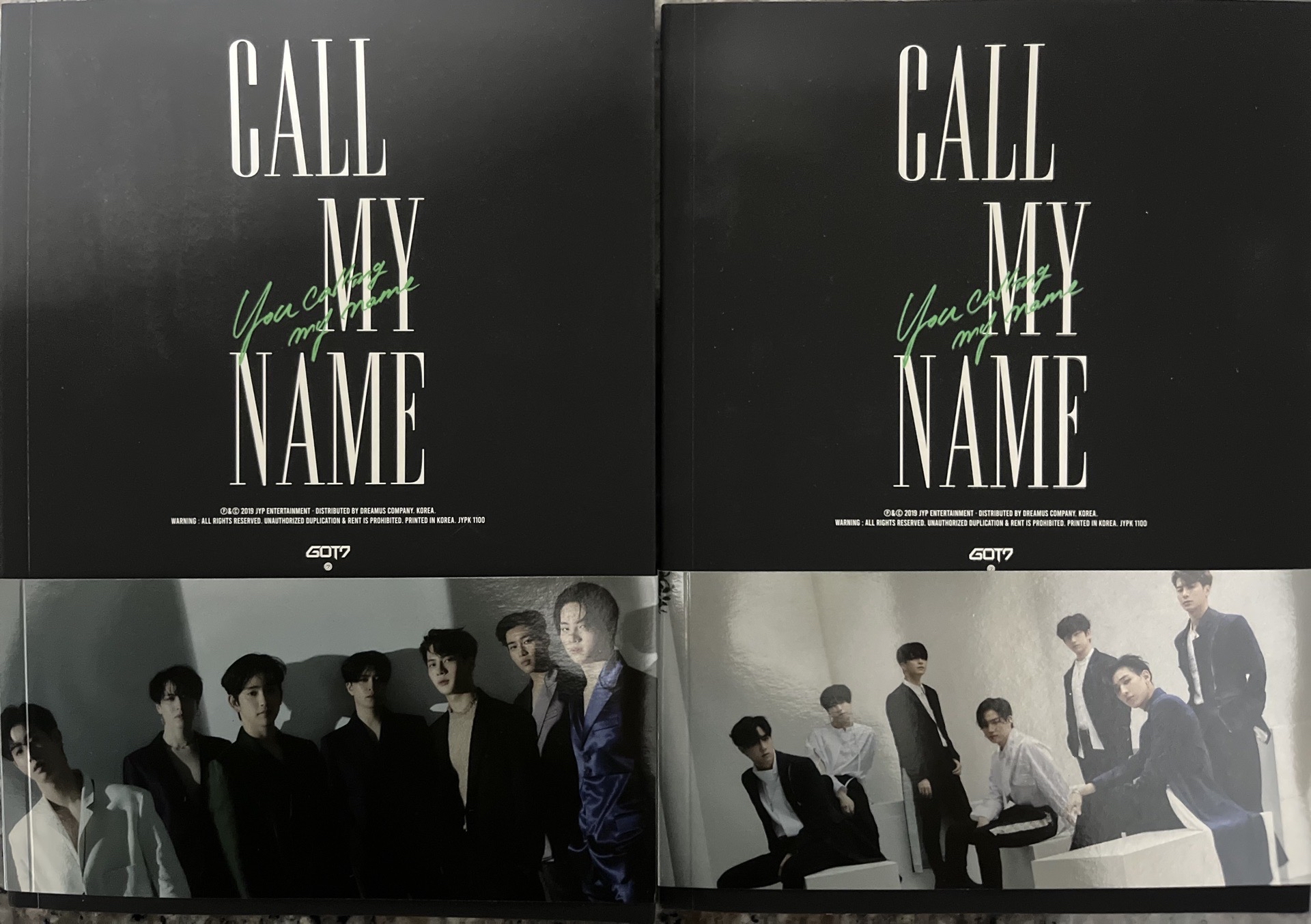 Got7  call my name專輯A/C版（贈海報）