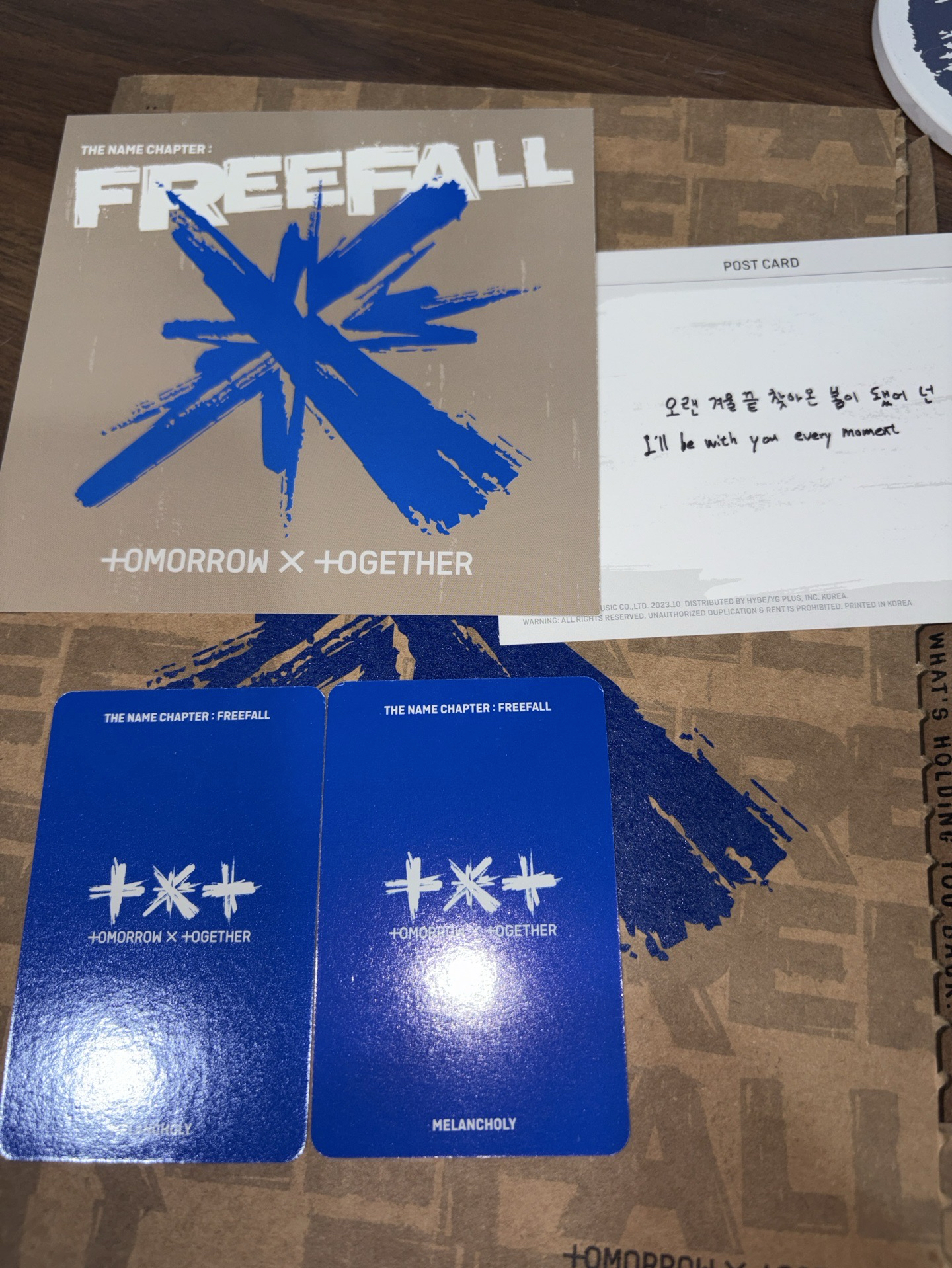 TXT 整組 正三 專輯 MELANCHOLY ver.