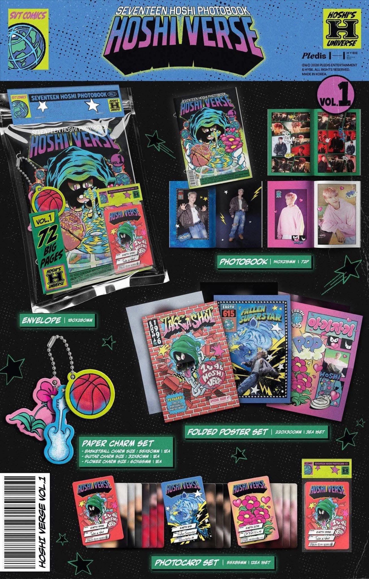 HOSHI PHOTOBOOK 'HOSHI VERSE' VOL.1 無特典 兩本以上一本$450（先私訊我改價格！！