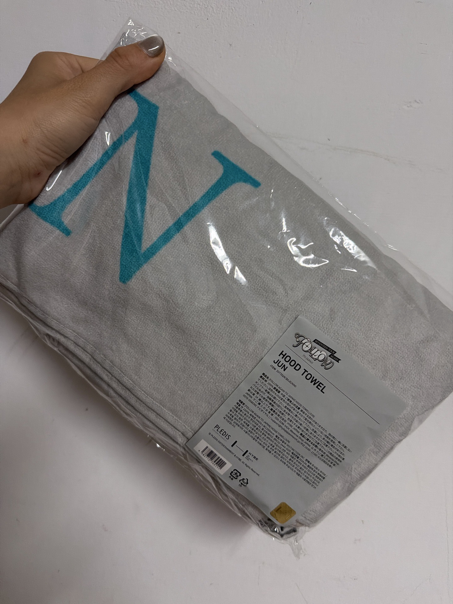 Follow Again 日巡毛巾帽 毛巾 