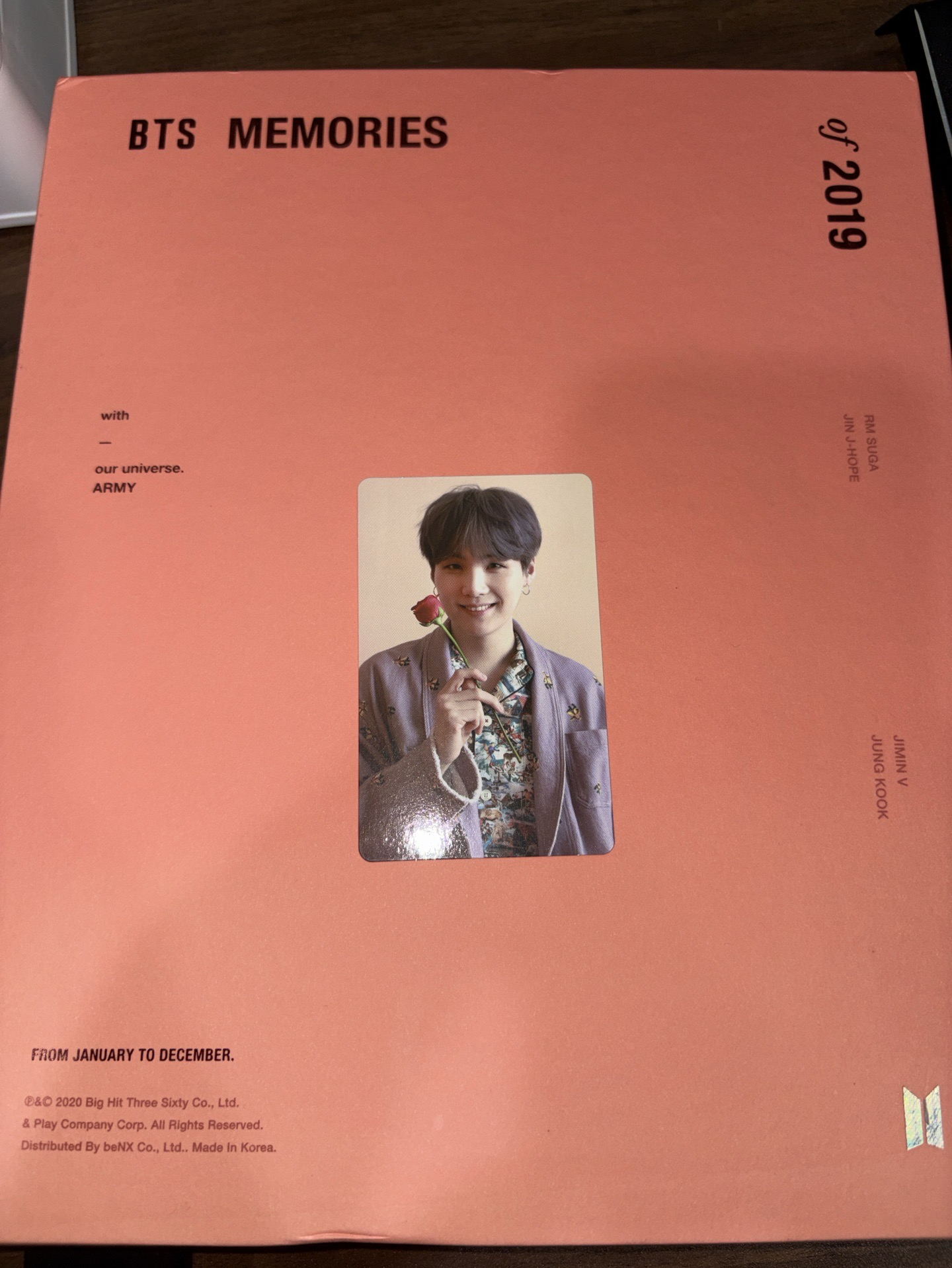 BTS 回憶錄 2019 DVD 玧其卡