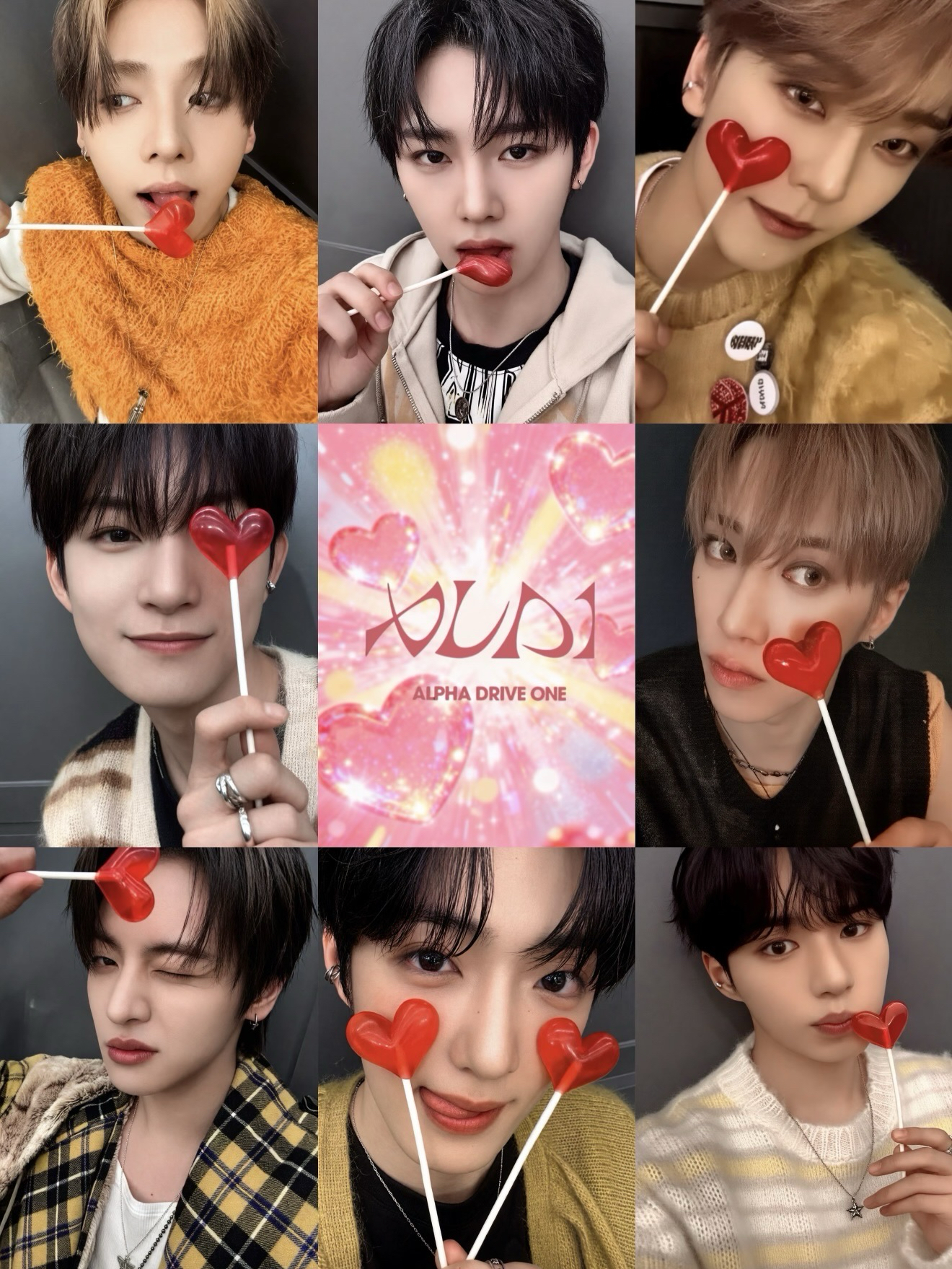 mnet簽售 愛心糖果