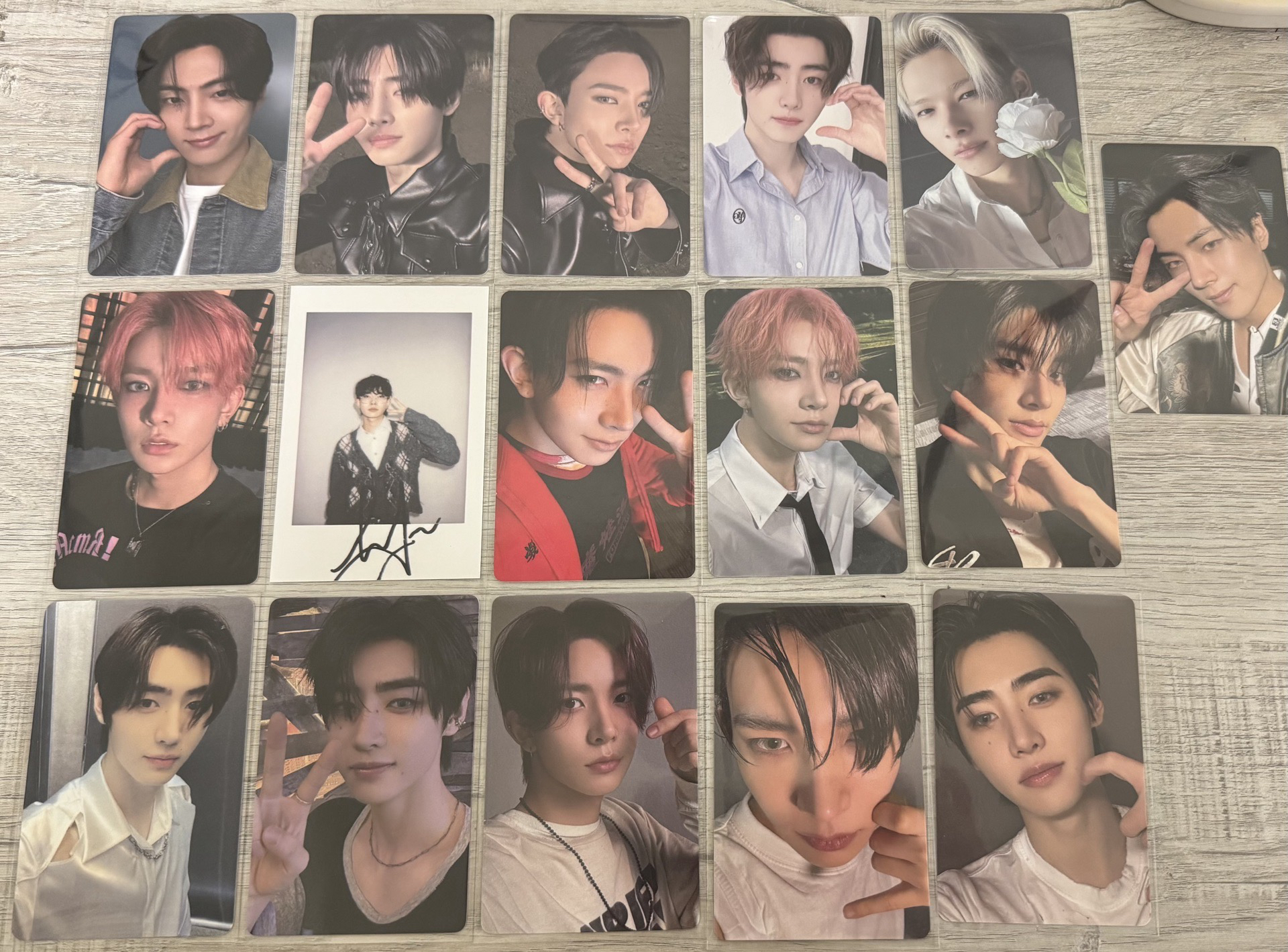 ENHYPEN 語音卡,中文卡背