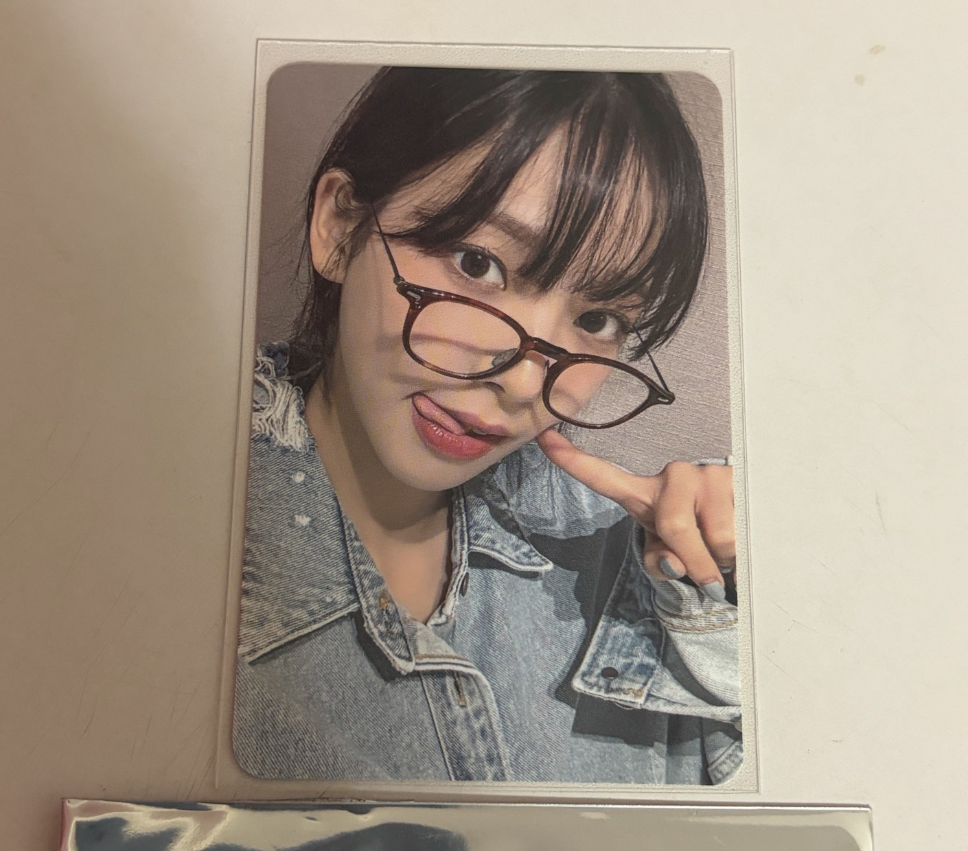 正規一 愛豆驛站 簽售卡 柚 中文卡背