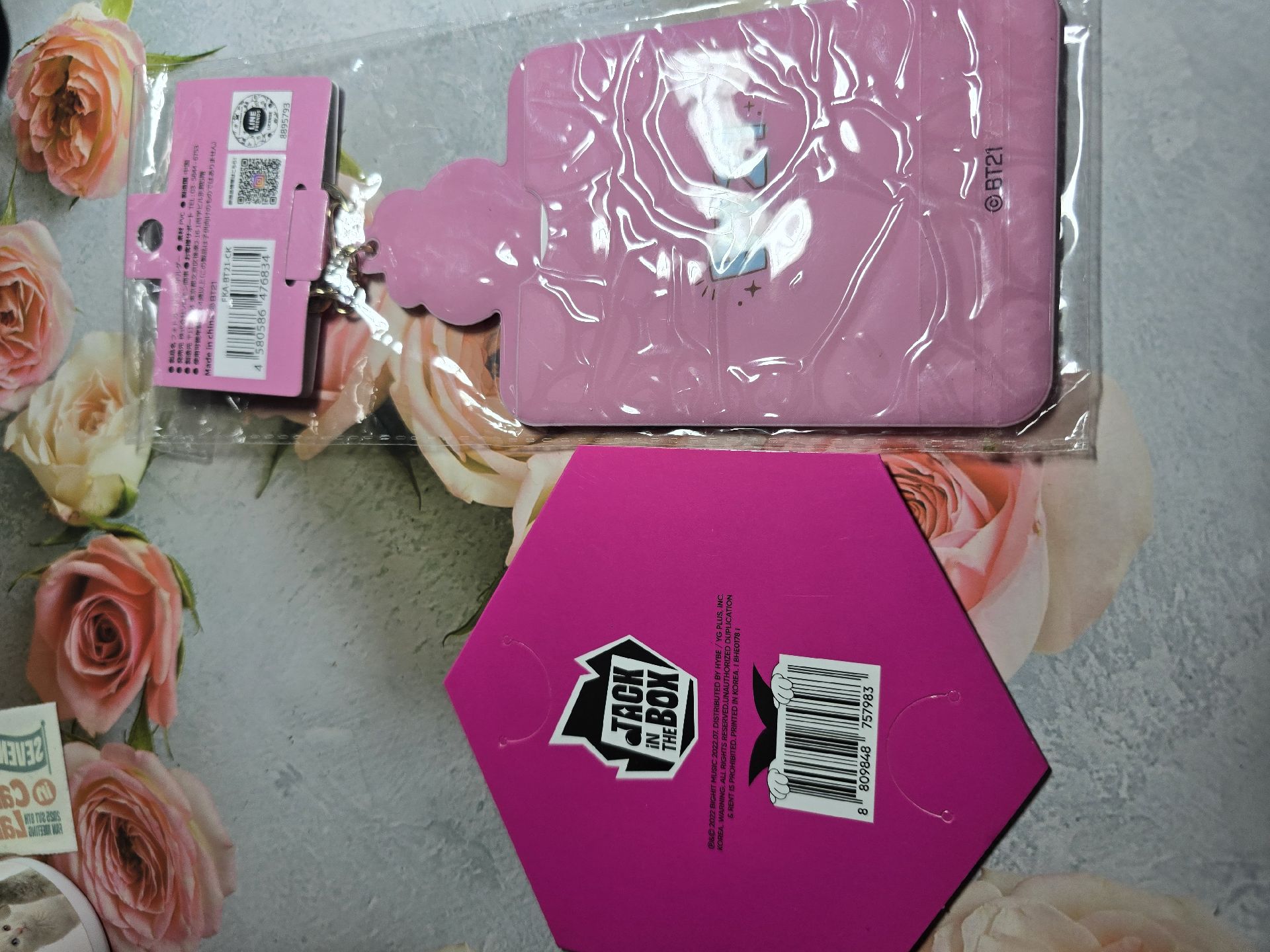 bt21卡套+j hope未掃電子專